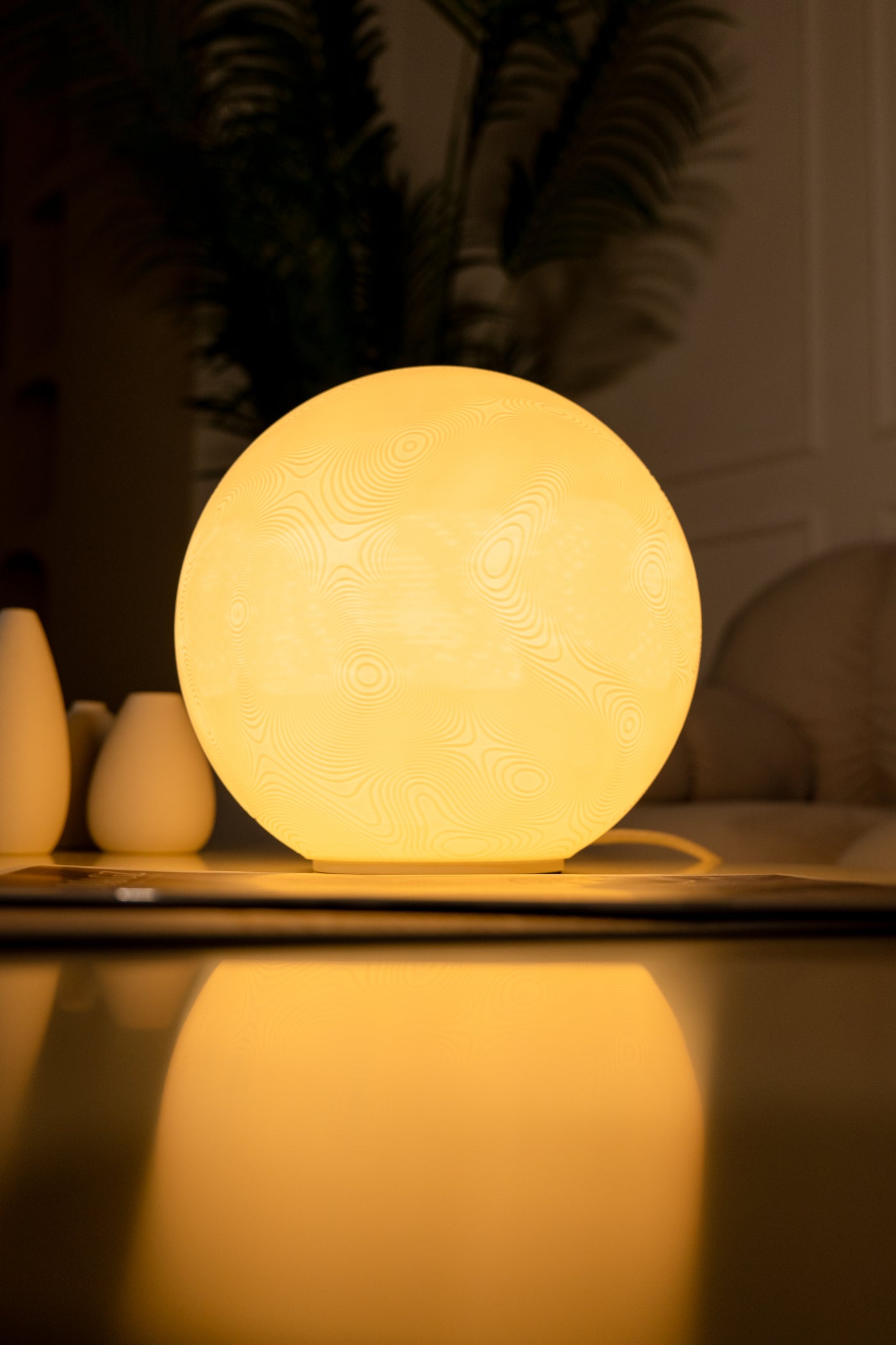 Leora Landscape Sculpted Lamp