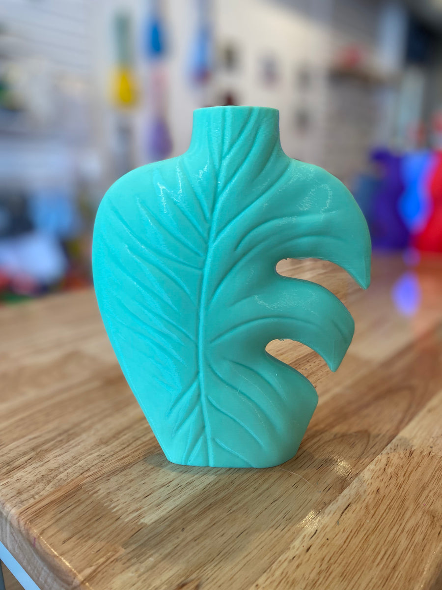 Tropical Leaf Vase