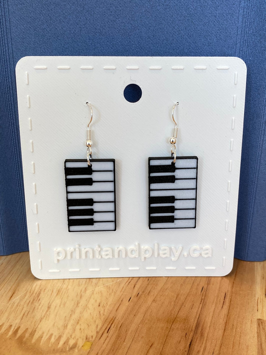 Piano Earrings