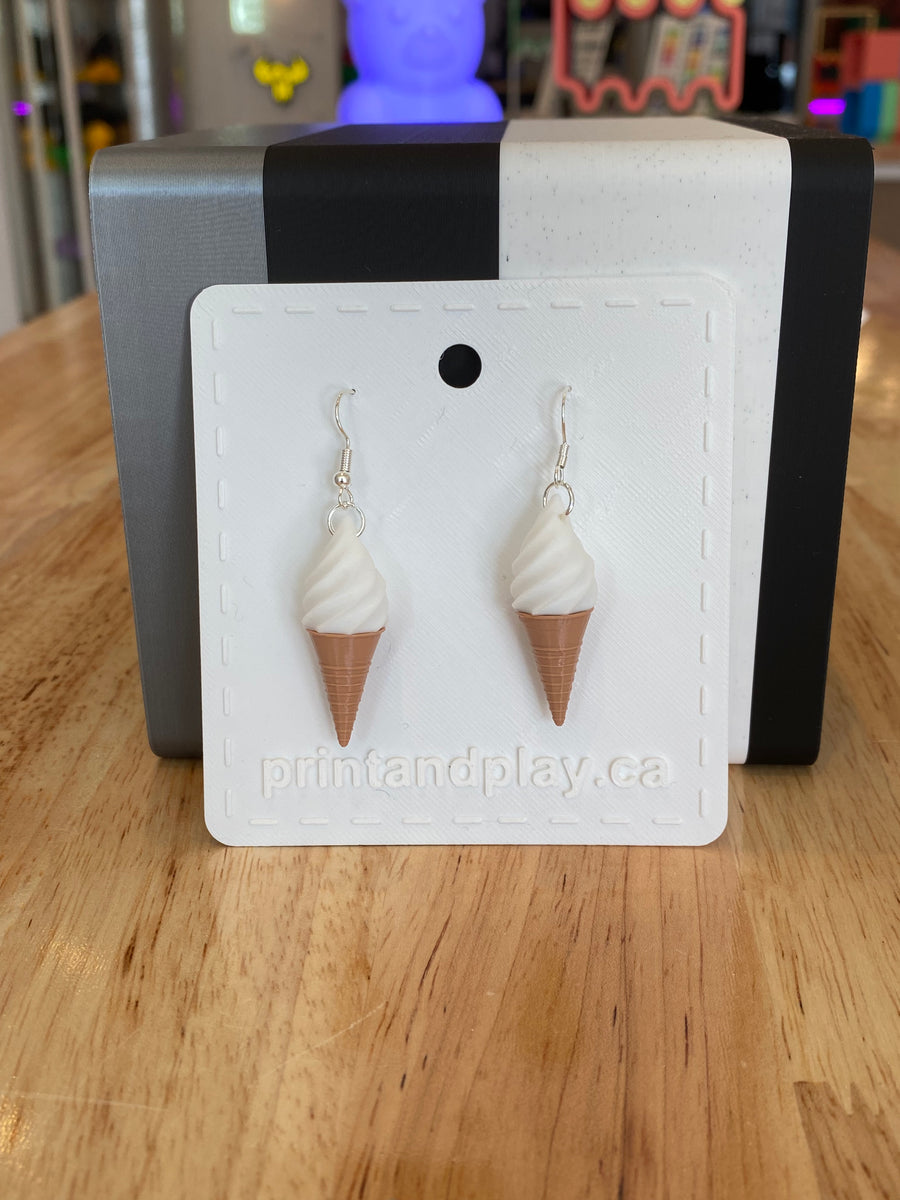 Ice Cream Cone Earrings