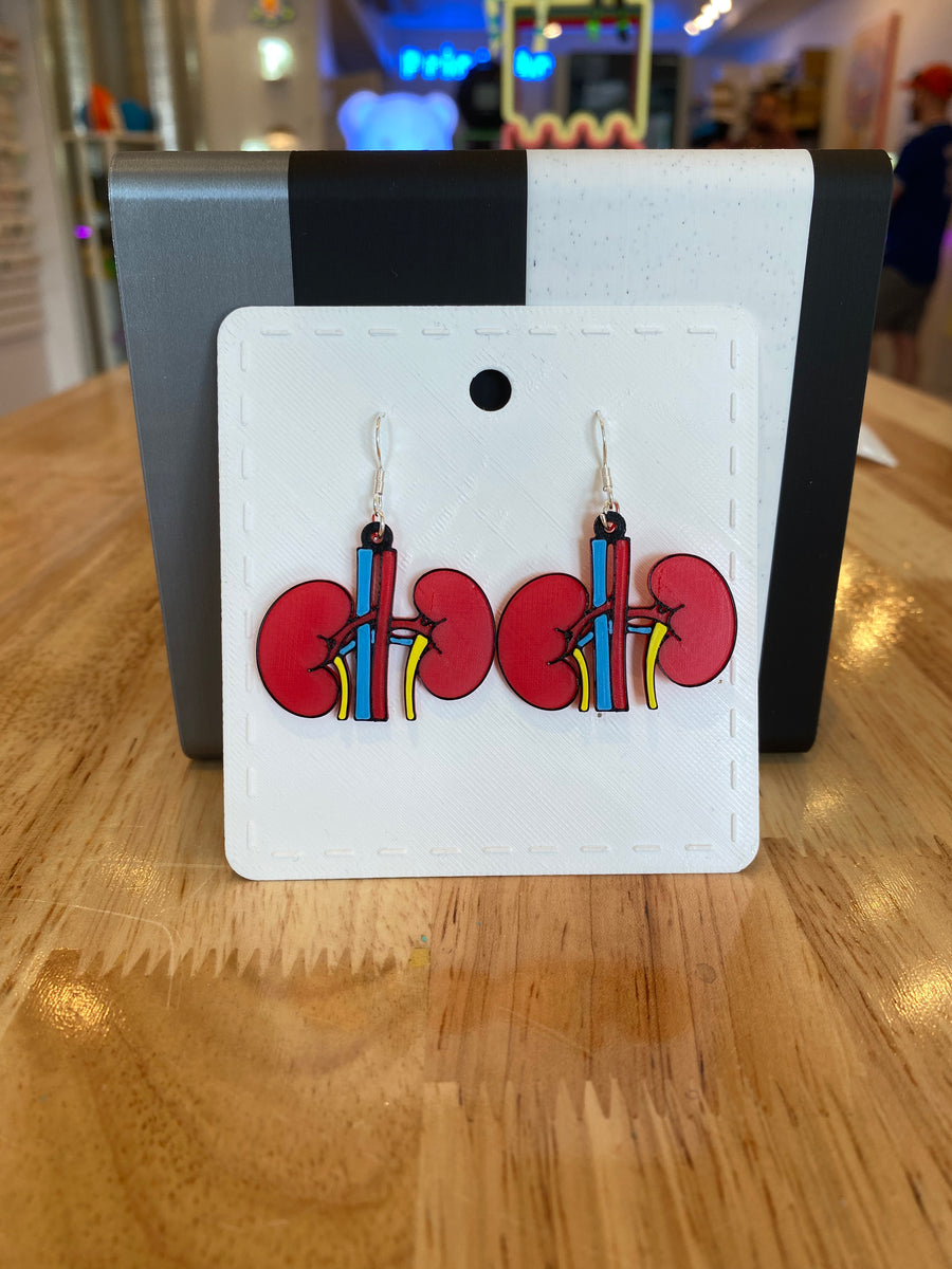 Anatomical Kidney Earrings