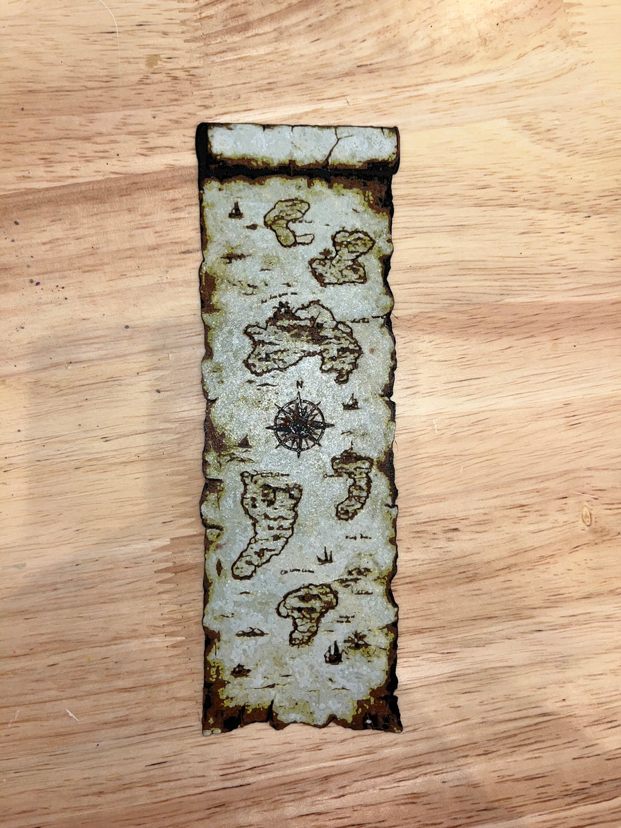Fantasy Map Bookmark - Print and Play