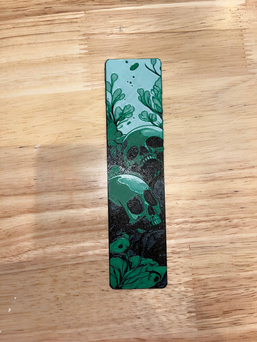 Skull Garden Bookmark - Print and Play