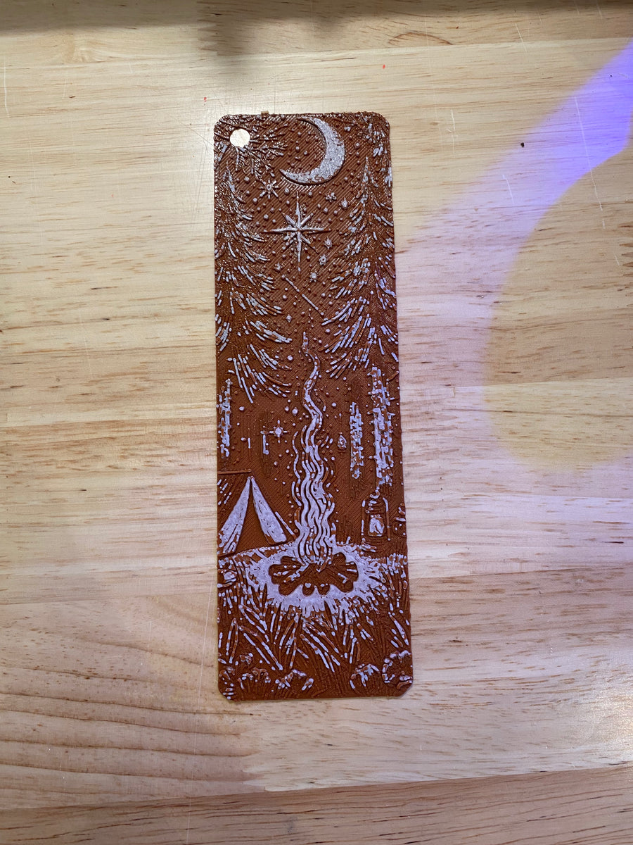 Camping Bookmark
