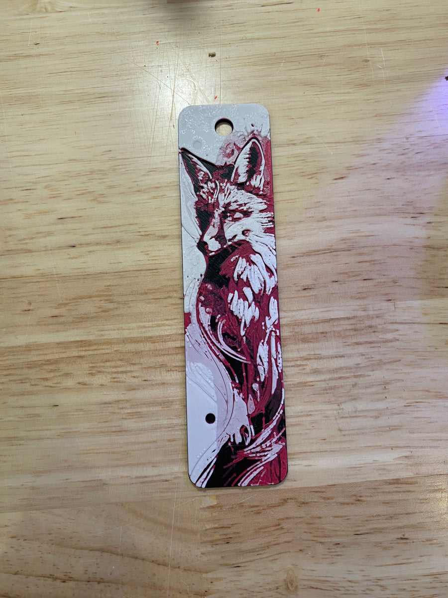 Wolf Bookmark - Print and Play