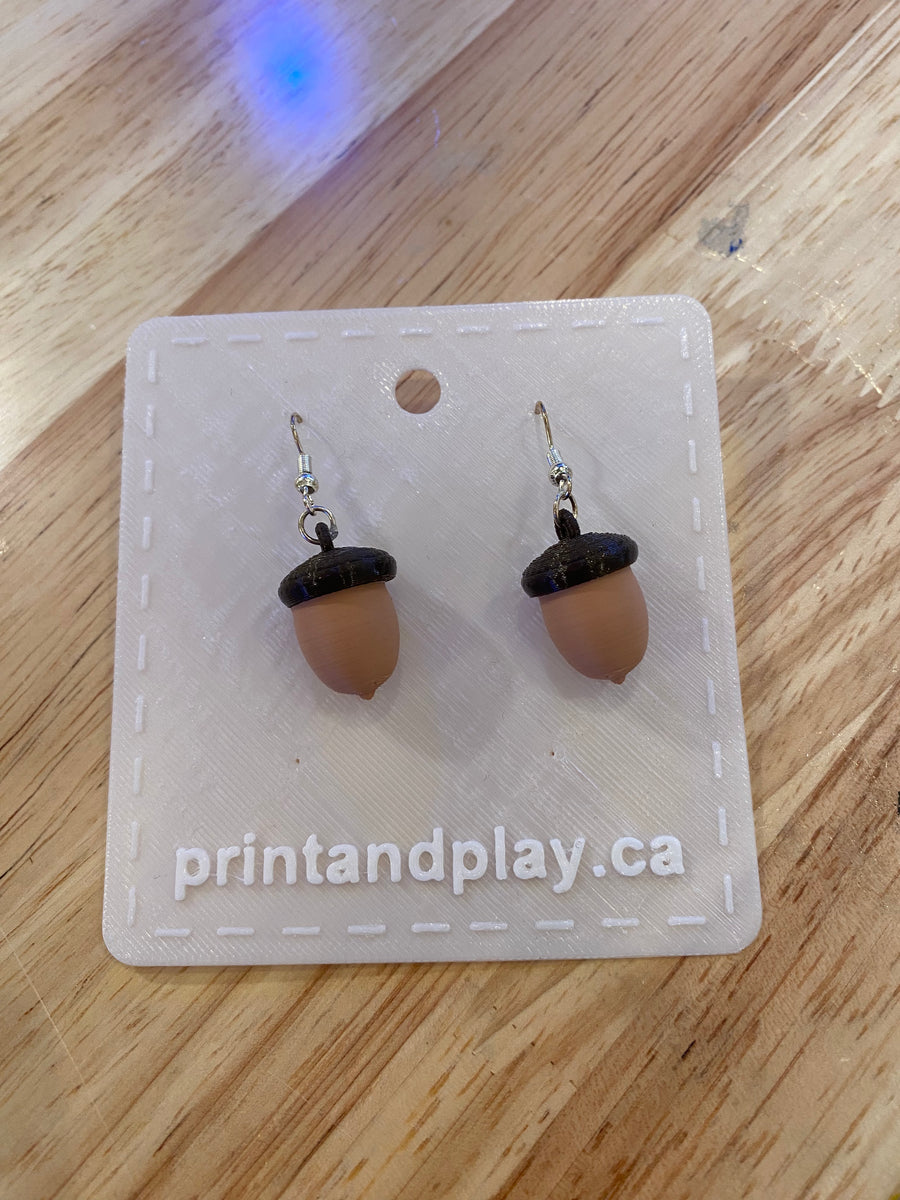 Acorn Earrings