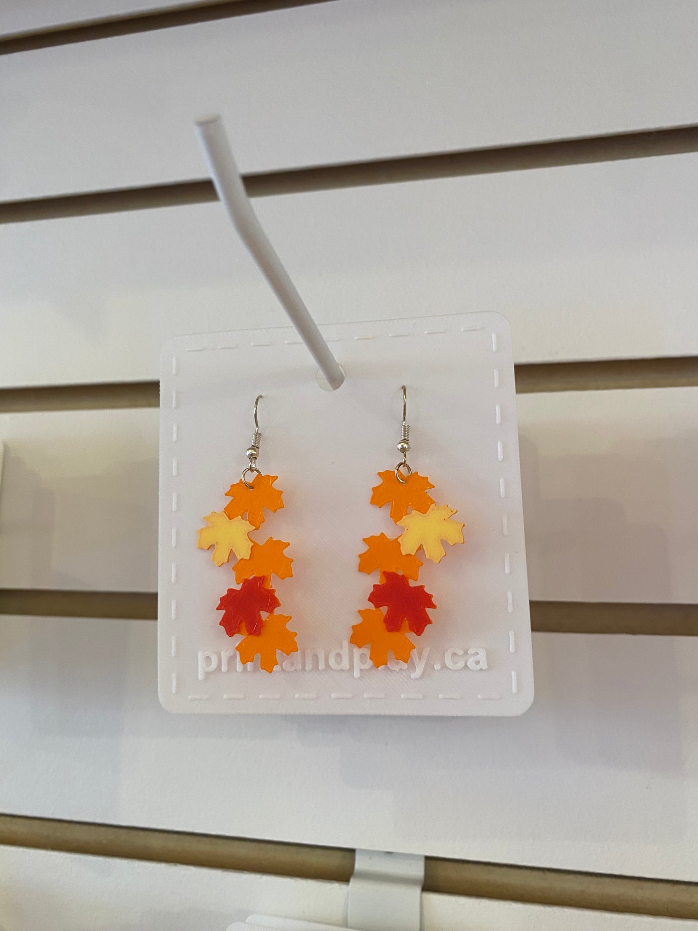 Leaves Earrings - Print and Play