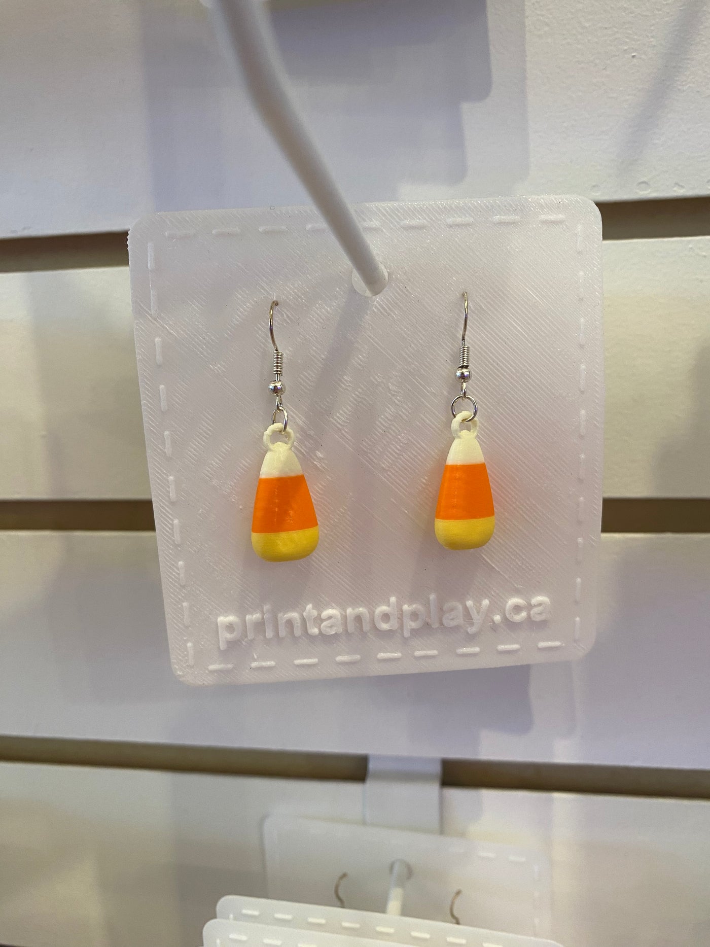 Candy Corn Earrings