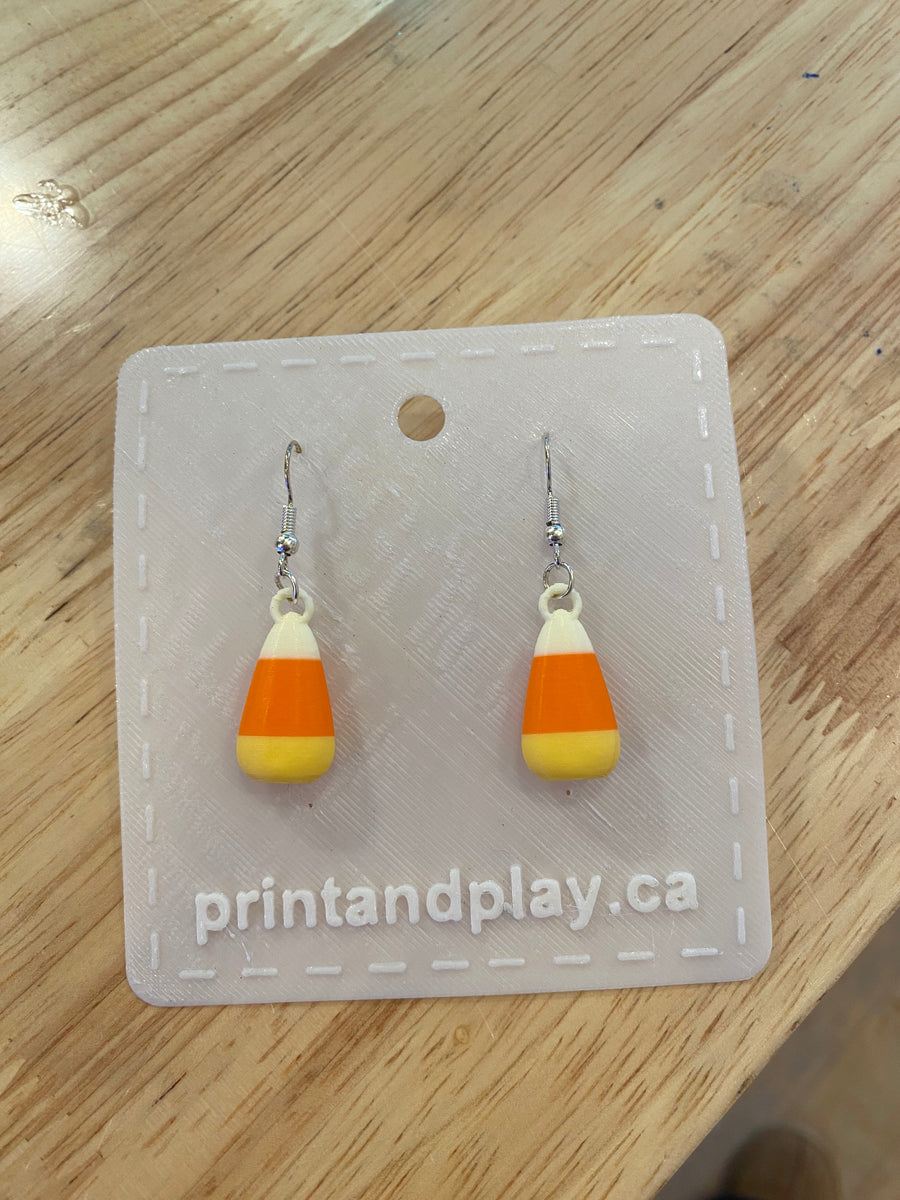 Candy Corn Earrings
