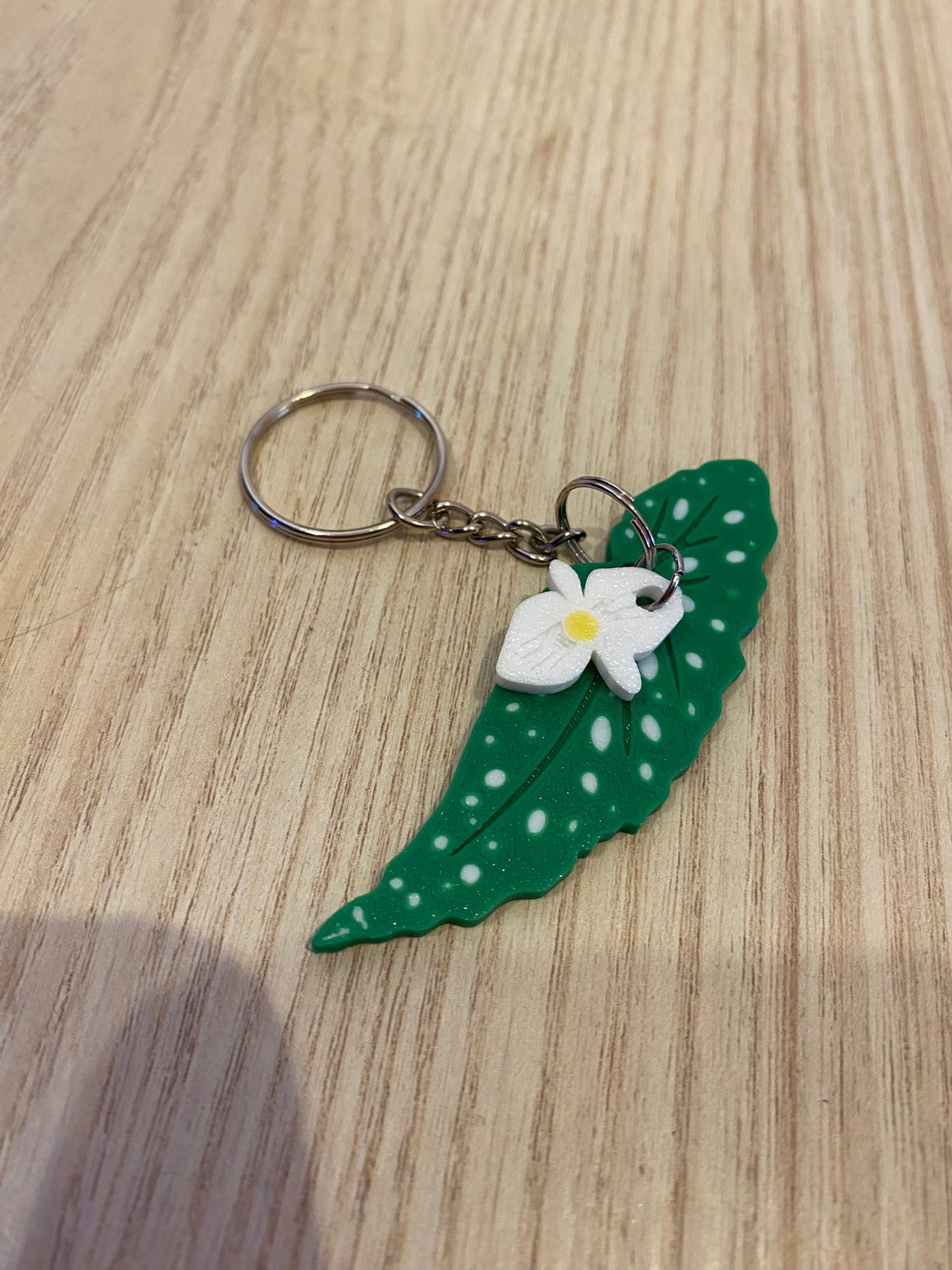 Leaf & Flower Keychain - Print and Play