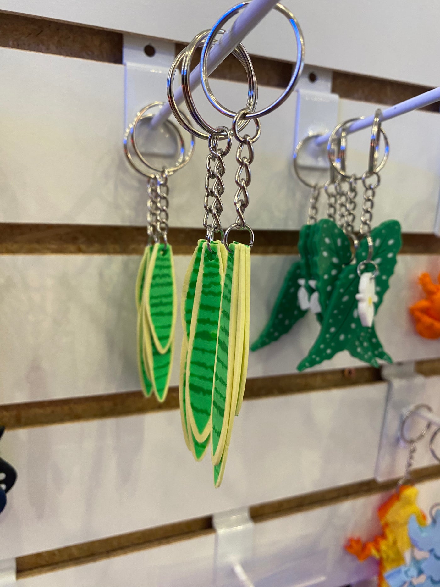 Leaves Keychain