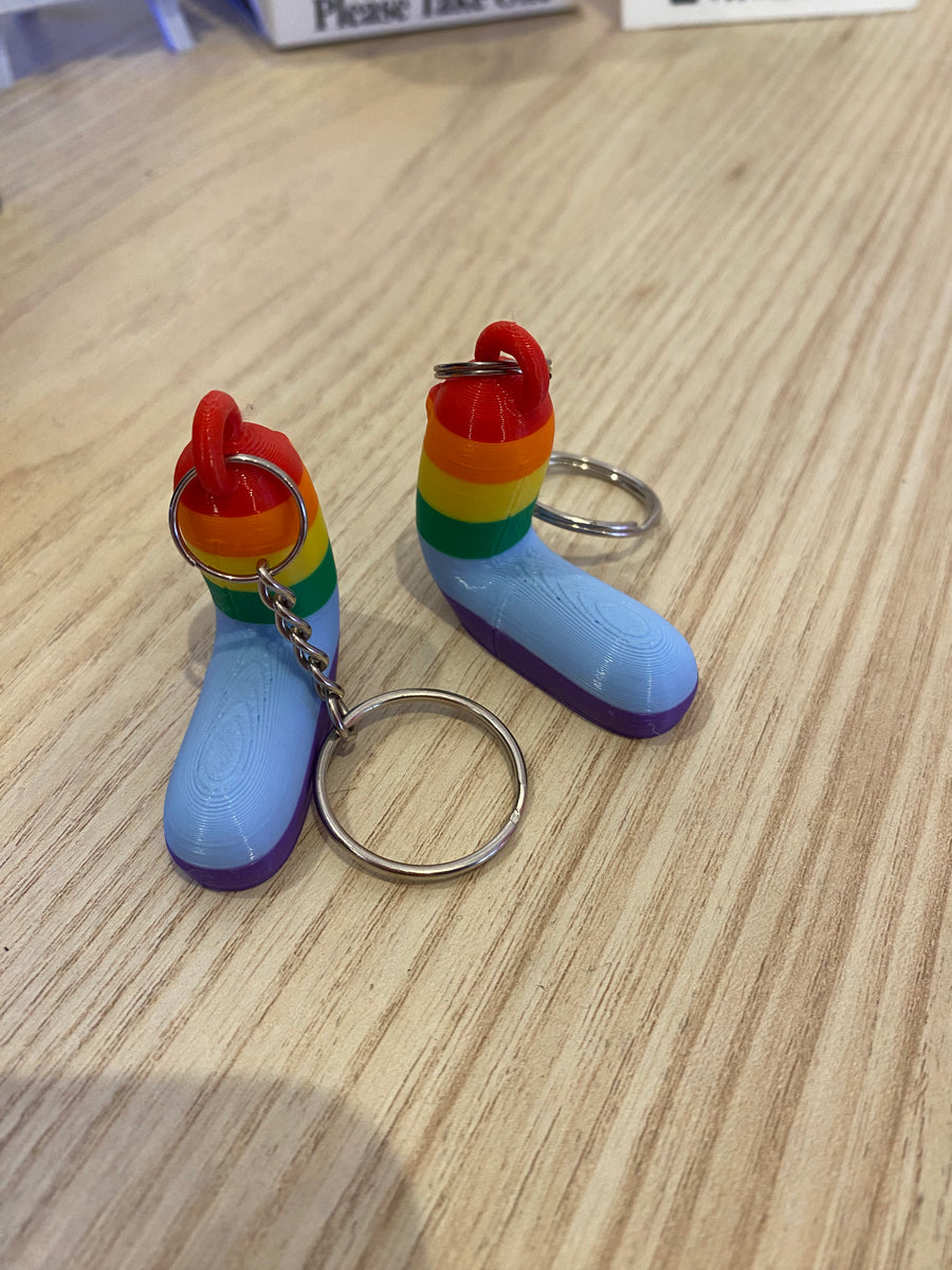 Pride Sock Keychain - Print and Play