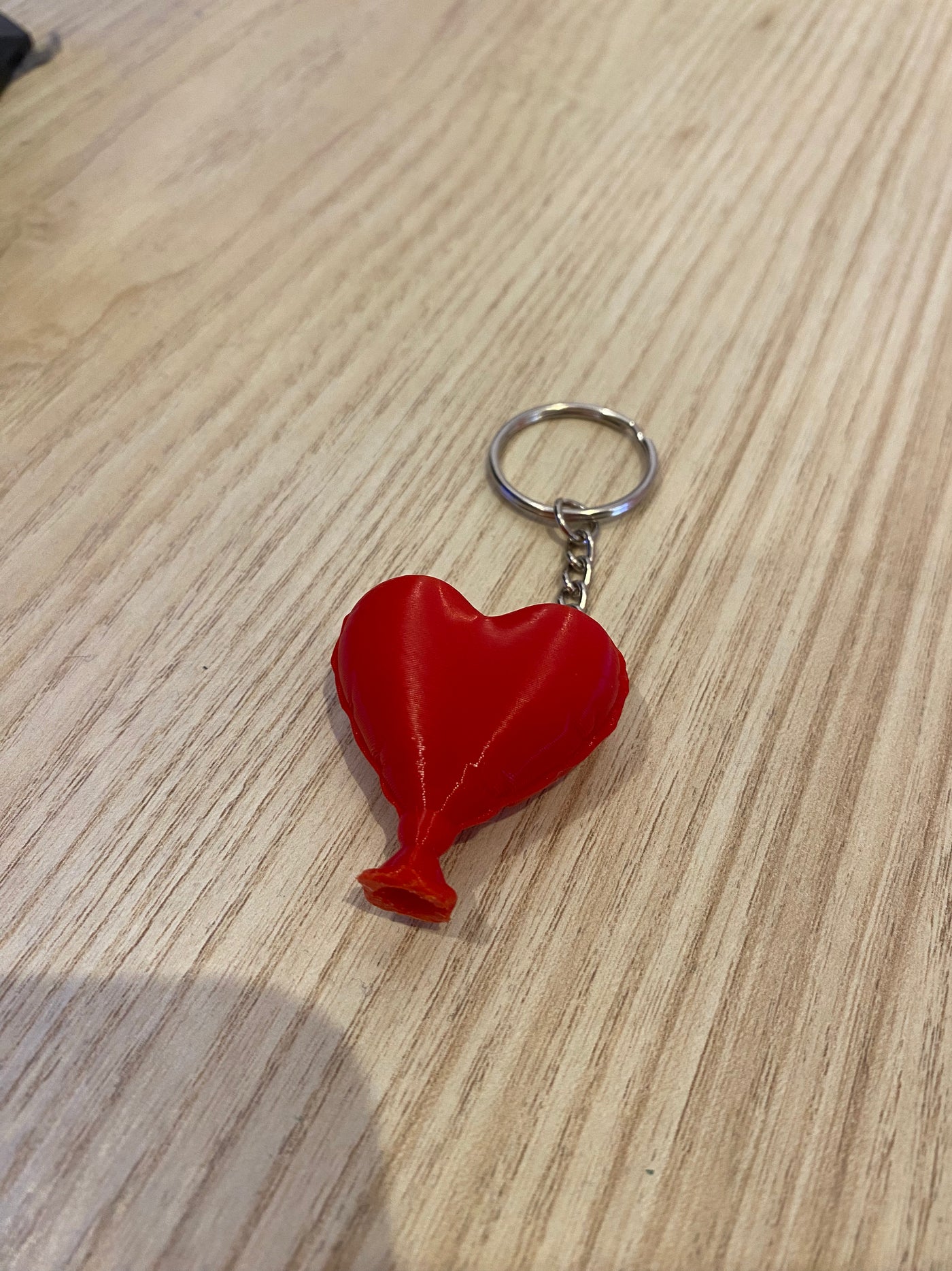Balloon Heart Keychain