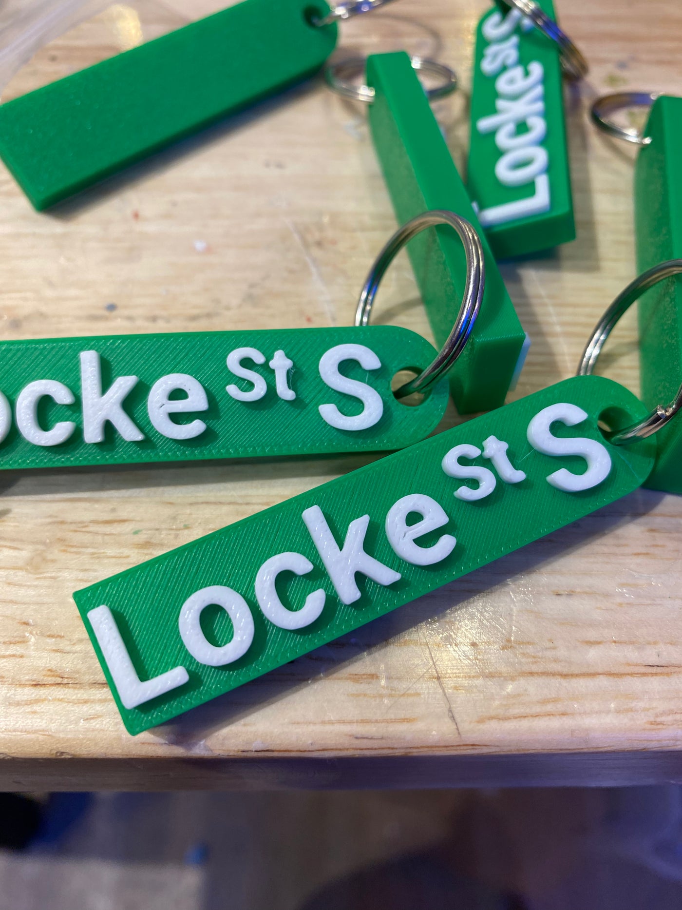 Locke St S Keychain