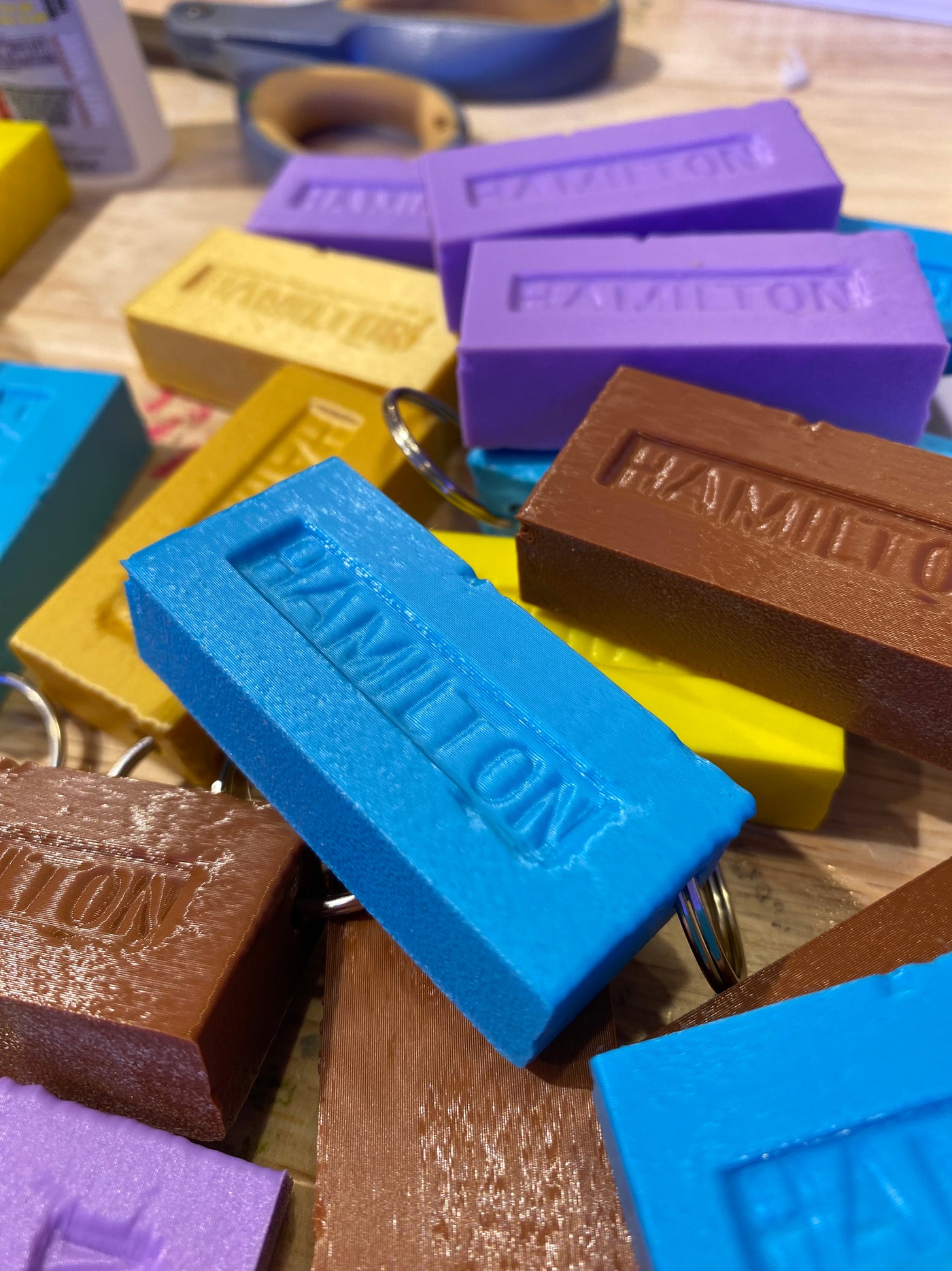 Hamilton Brick Keychain - Print and Play