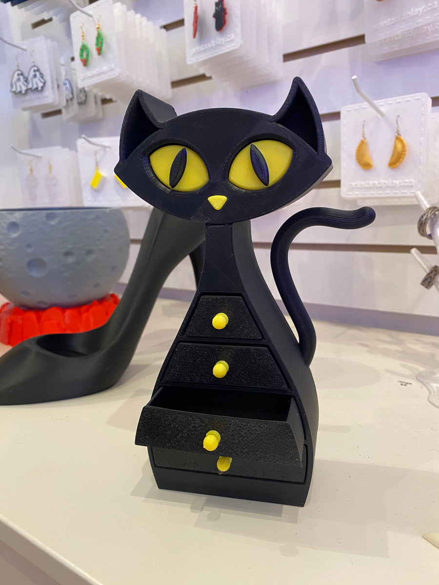 Cat Storage with Drawers - Print and Play