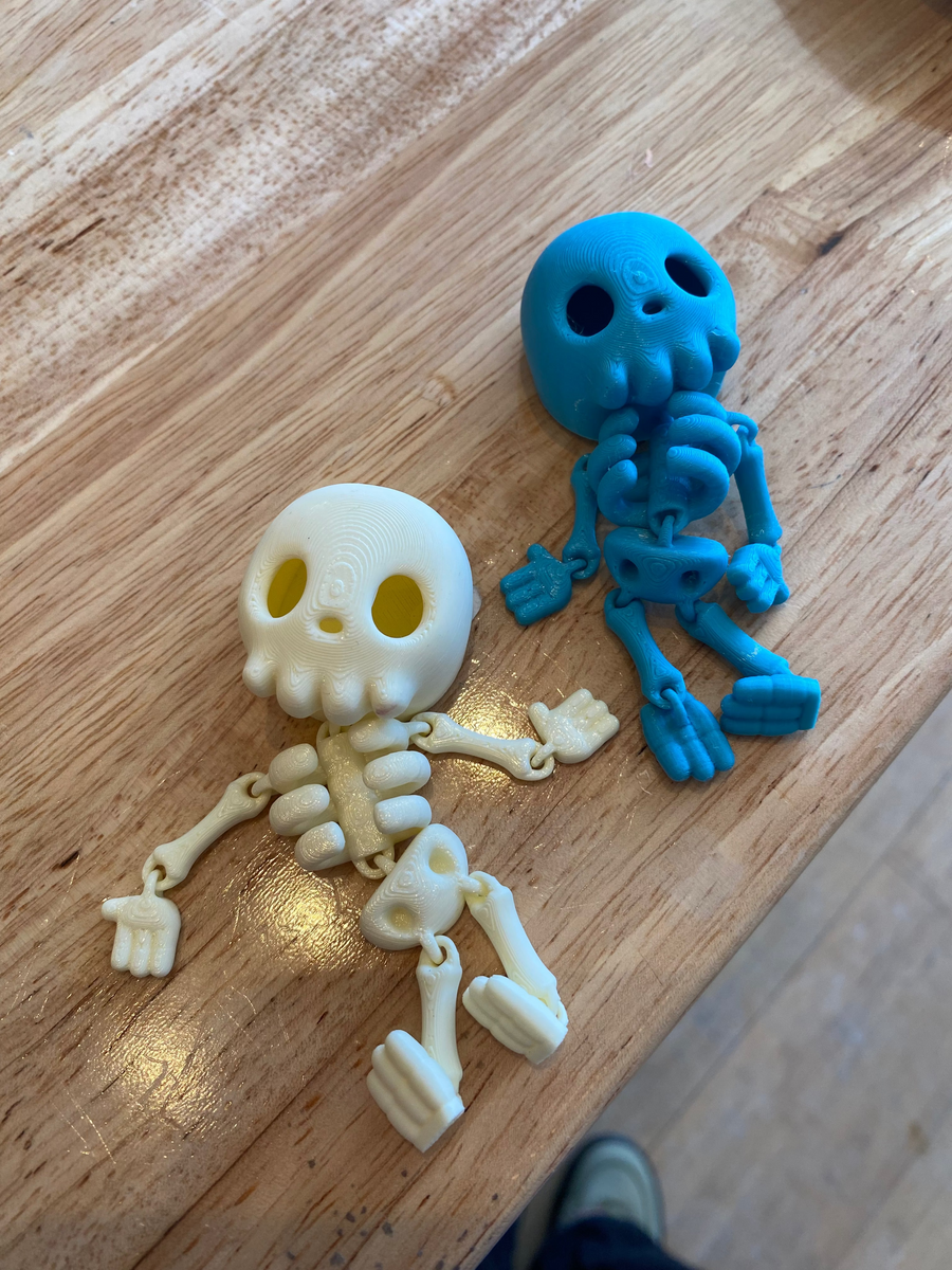Dancing Skeleton Fidget - Print and Play