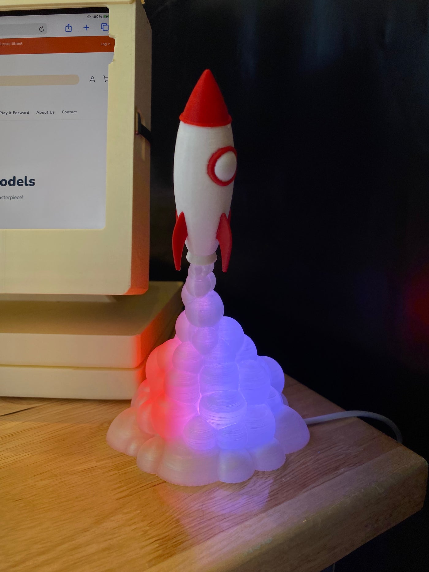 Rocket Lamp - Print and Play