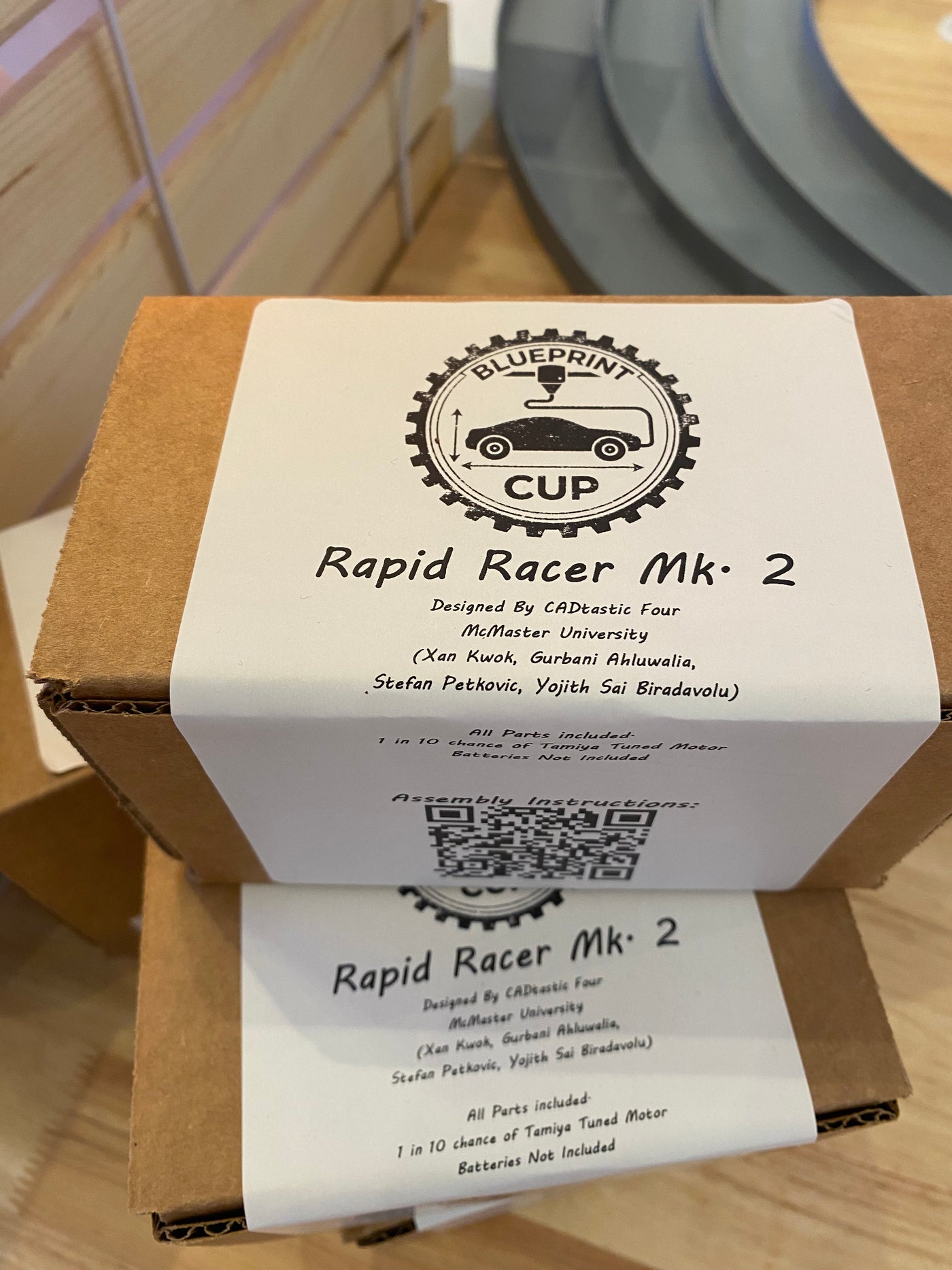 Blueprint Cup Racecar Building Kit