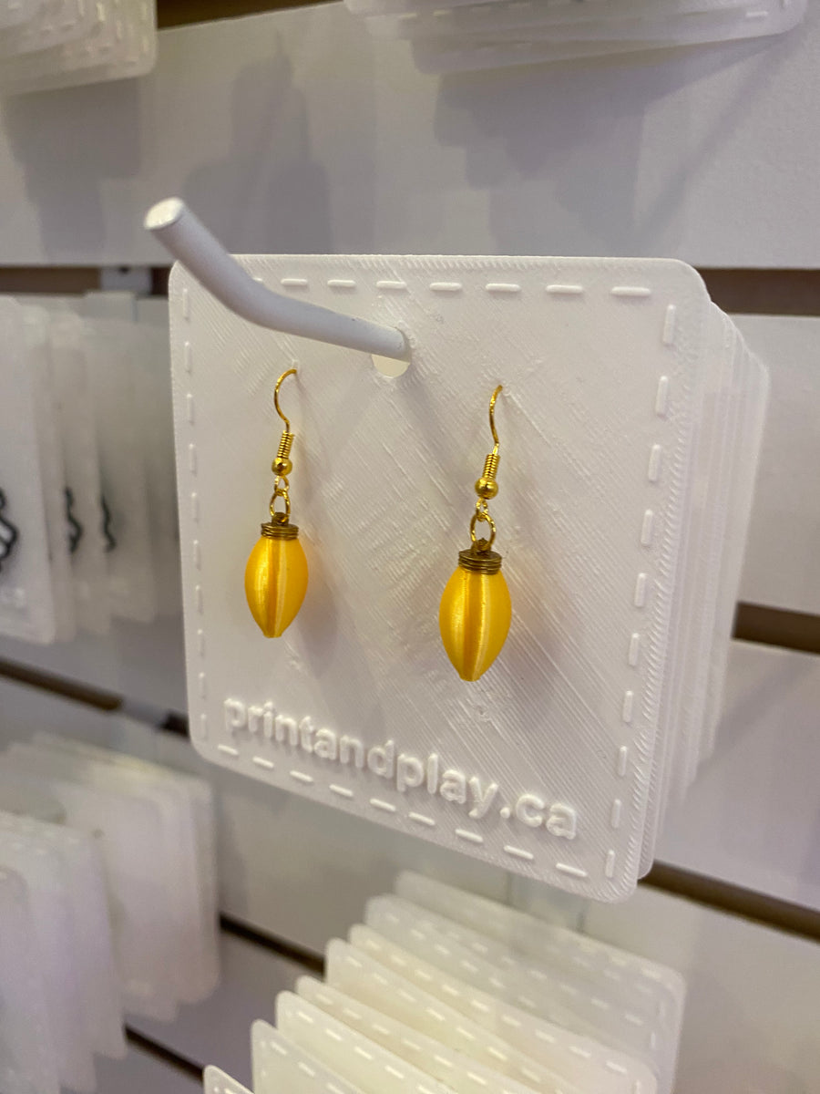 Lightbulb Earrings - Print and Play