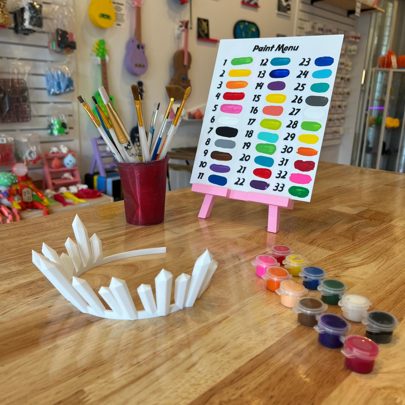 Paint-Your-Own Crystal Tiara