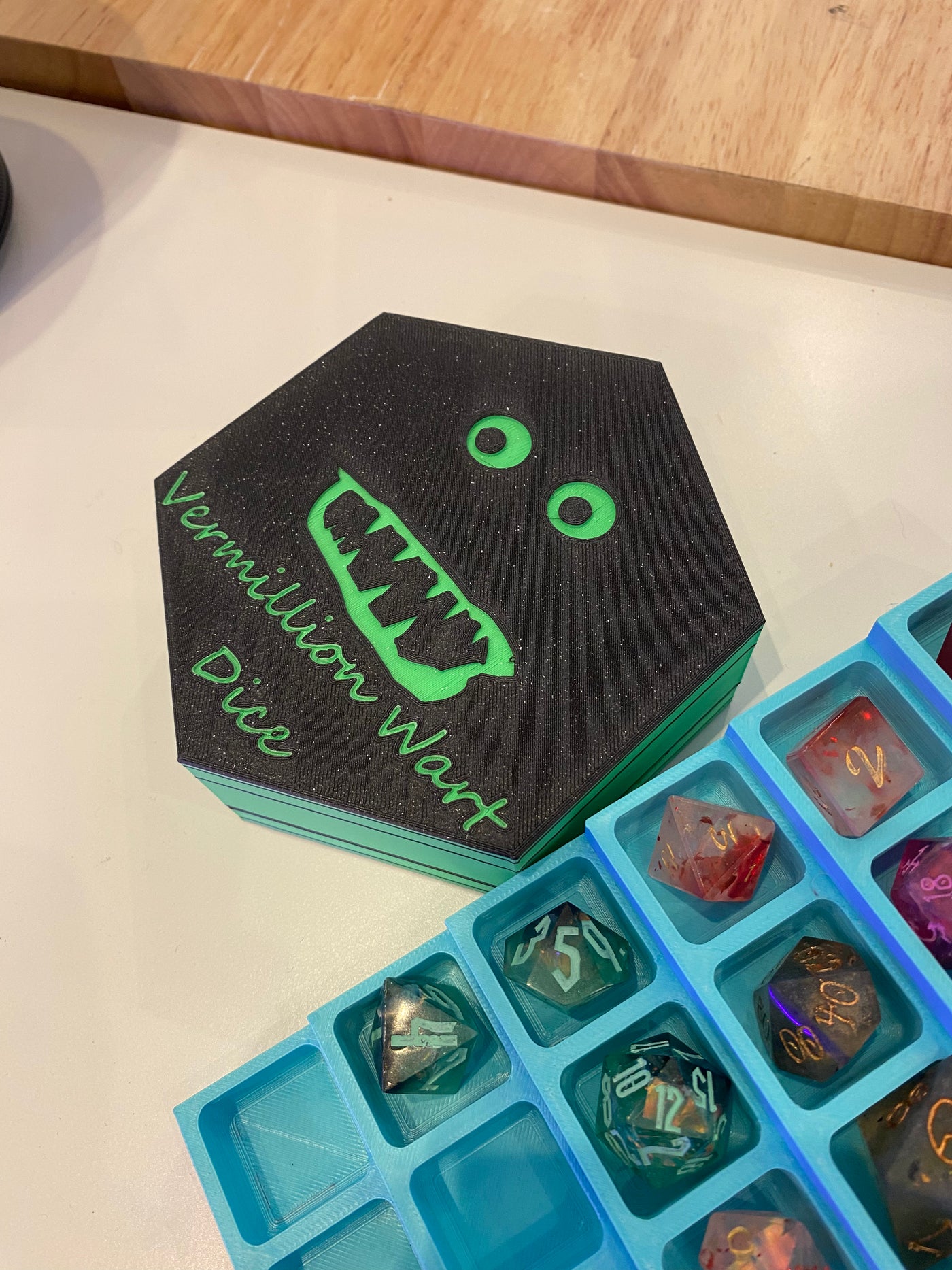 Vermillion Wart Dice Set