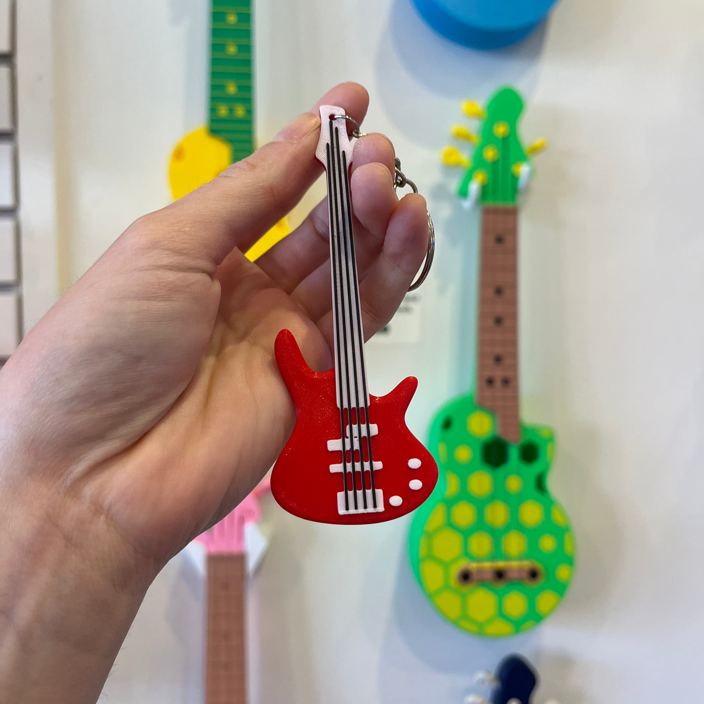Guitar Keychain