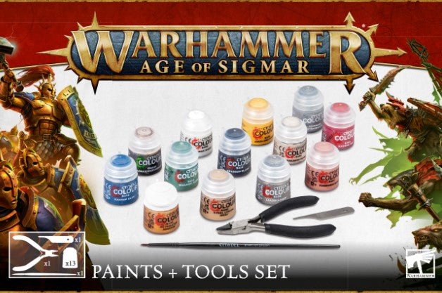 AGE OF SIGMAR PAINTS + TOOLS - Print and Play