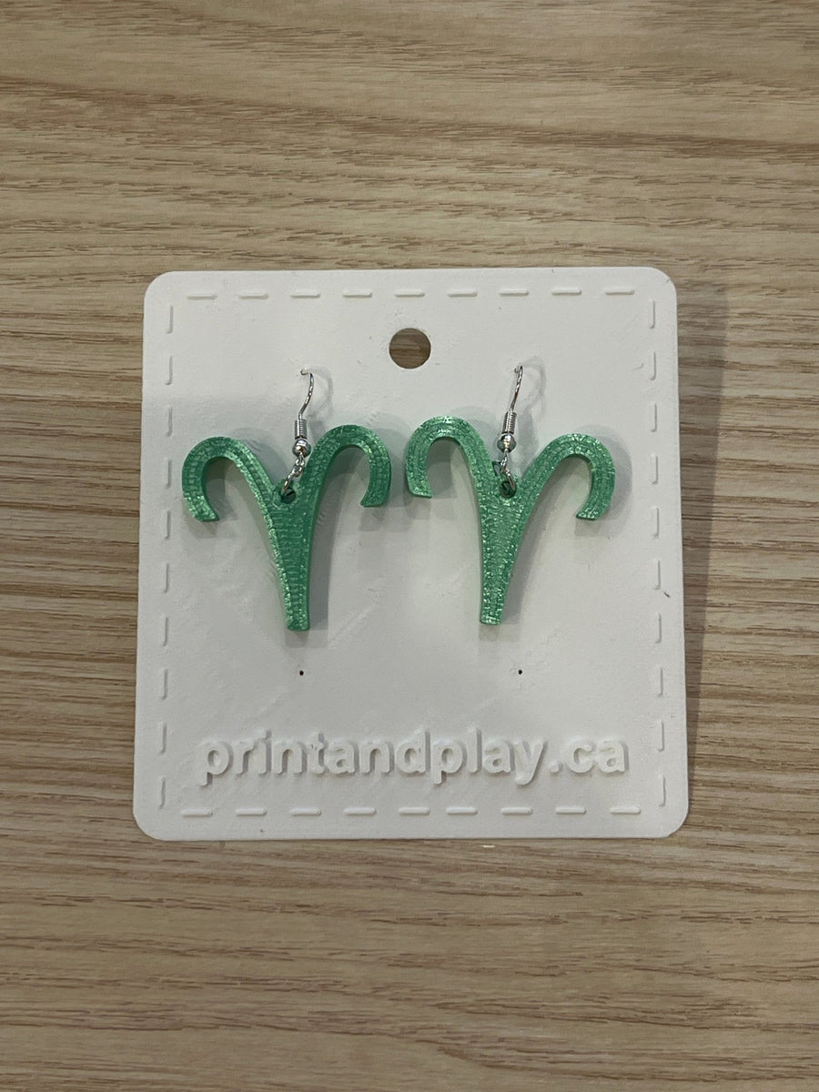 Aries Earrings - Print and Play