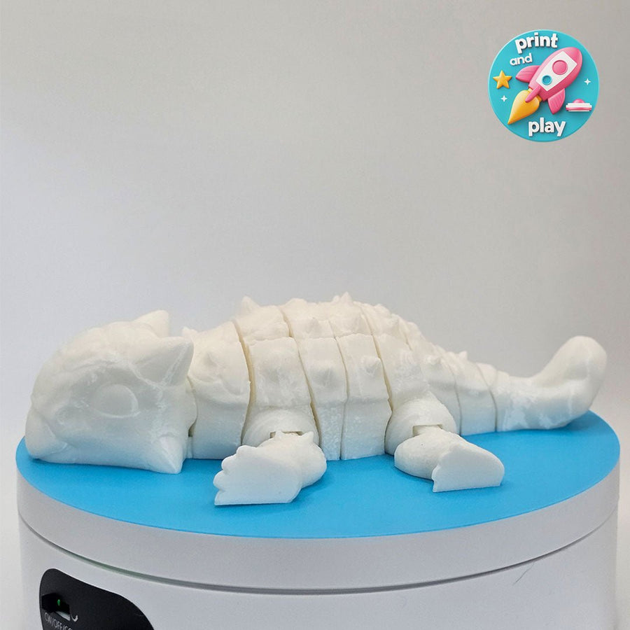 Baby Ankylosaurus - Print and Play