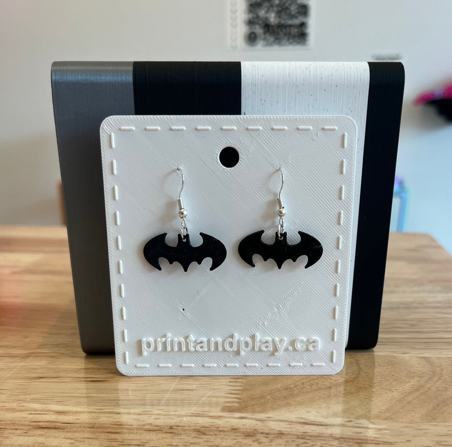 Bat Hero Earrings - Print and Play