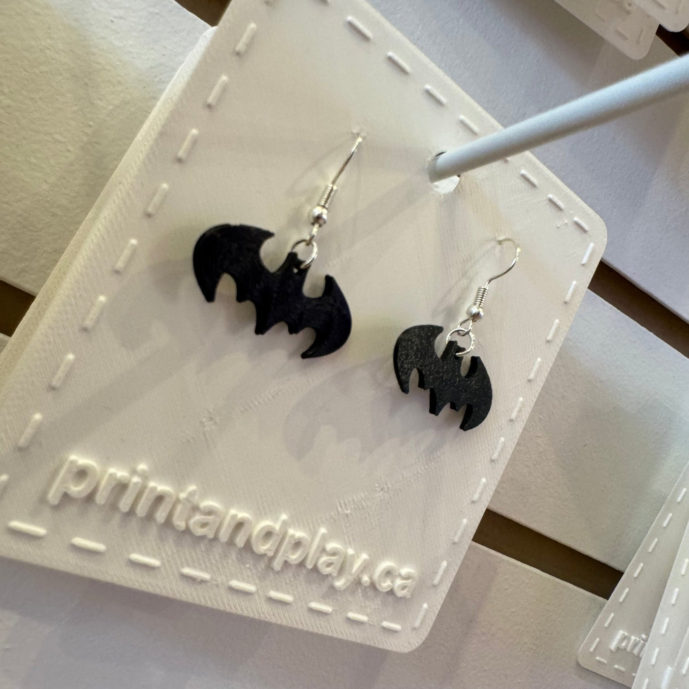 Bat Hero Earrings - Print and Play