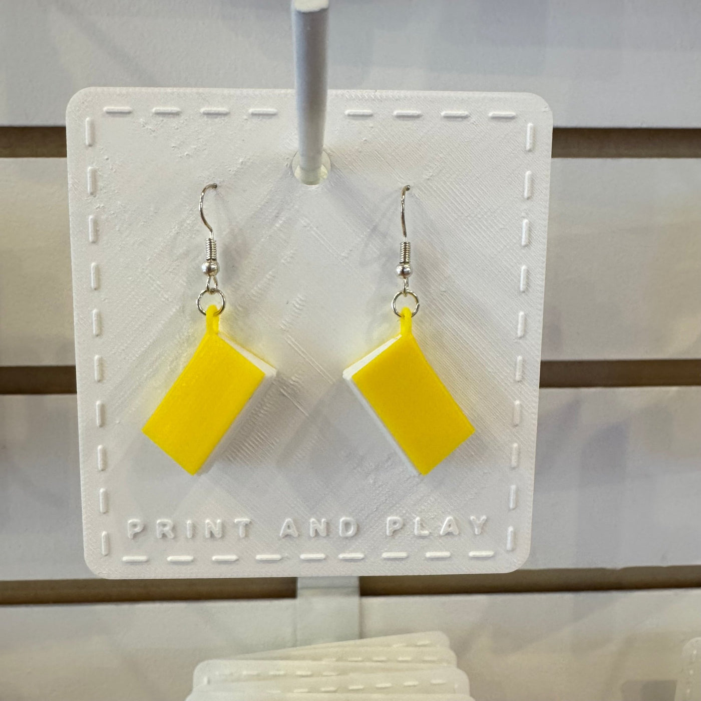 Book Earring - Print and Play