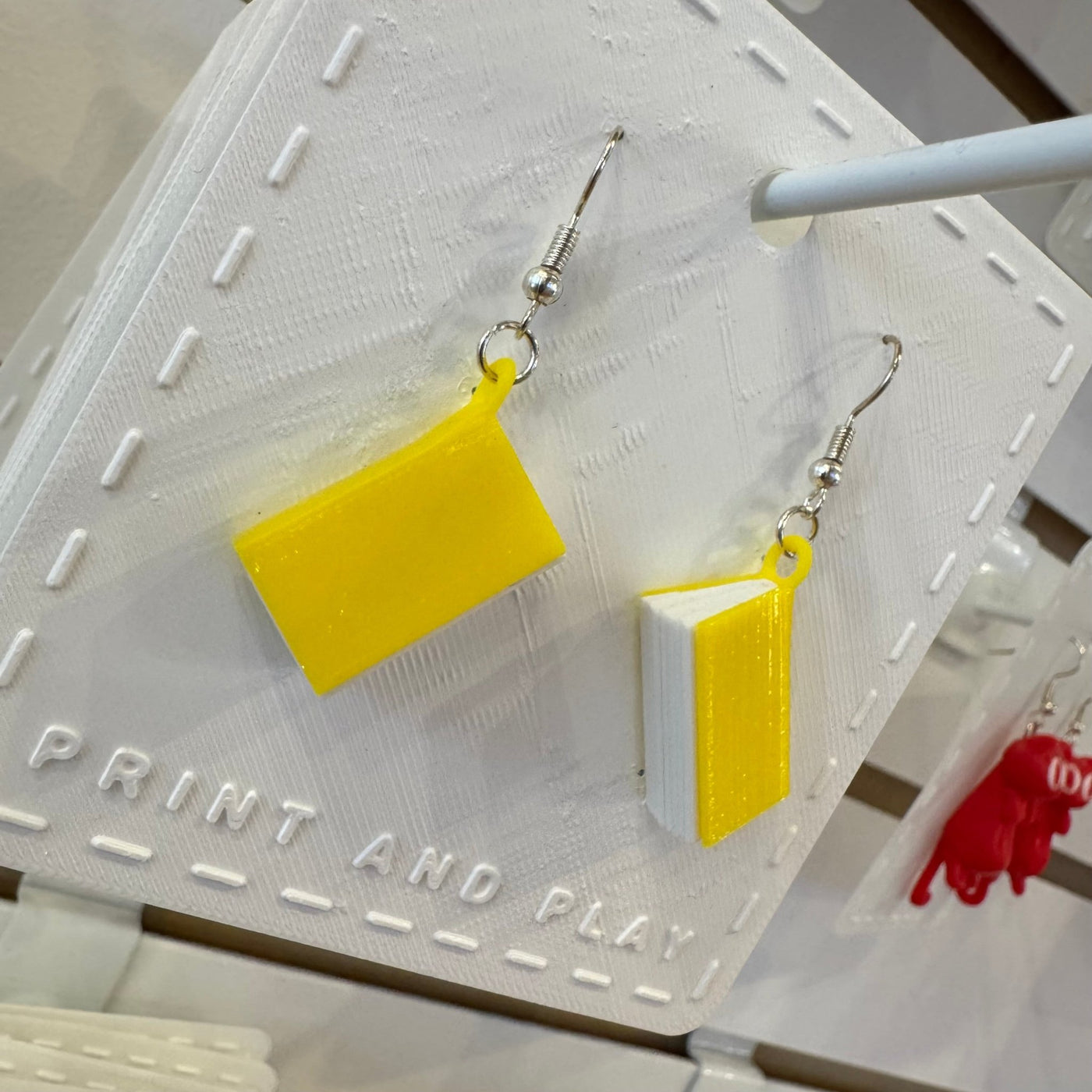 Book Earring - Print and Play