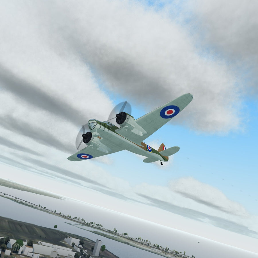 3D printed Bristol Bolingbroke Mk.IVT model, the Canadian built Blenheim
