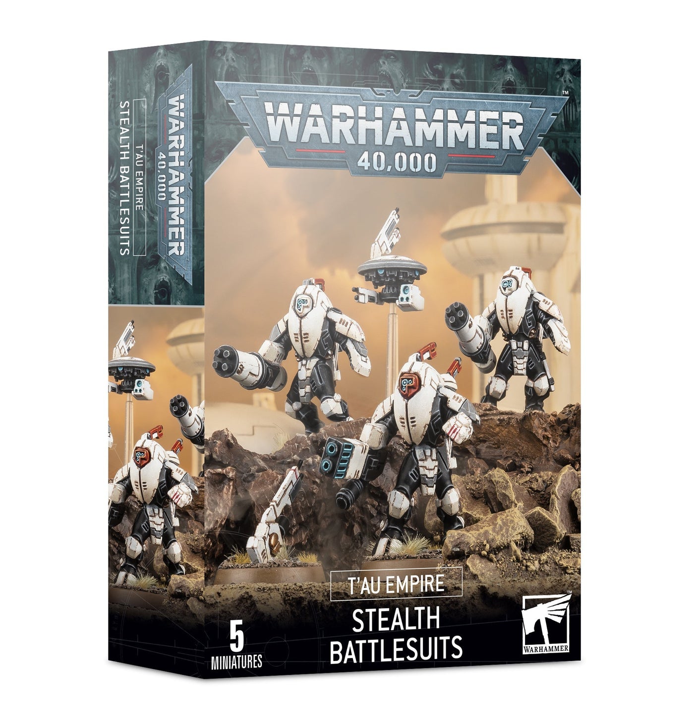 BSF Tau Empire XV25 Stealth Battlesuits - Print and Play
