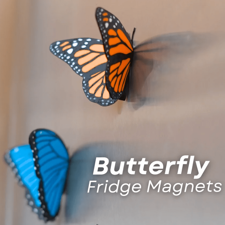 Butterfly Fridge Magnet - ForgeCore - Print and Play