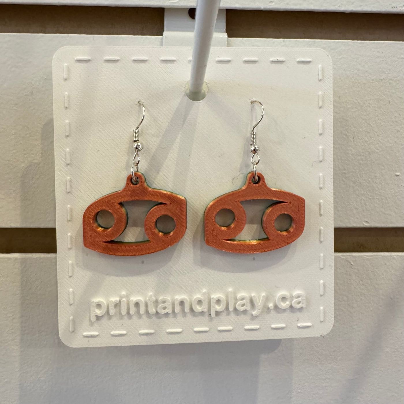 Cancer Earrings - Print and Play