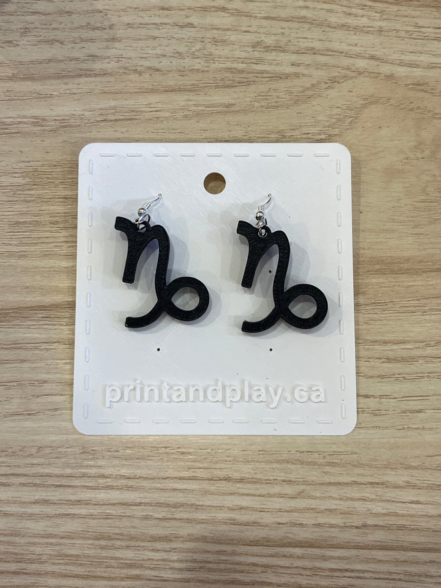 Capricorn Earrings - Print and Play