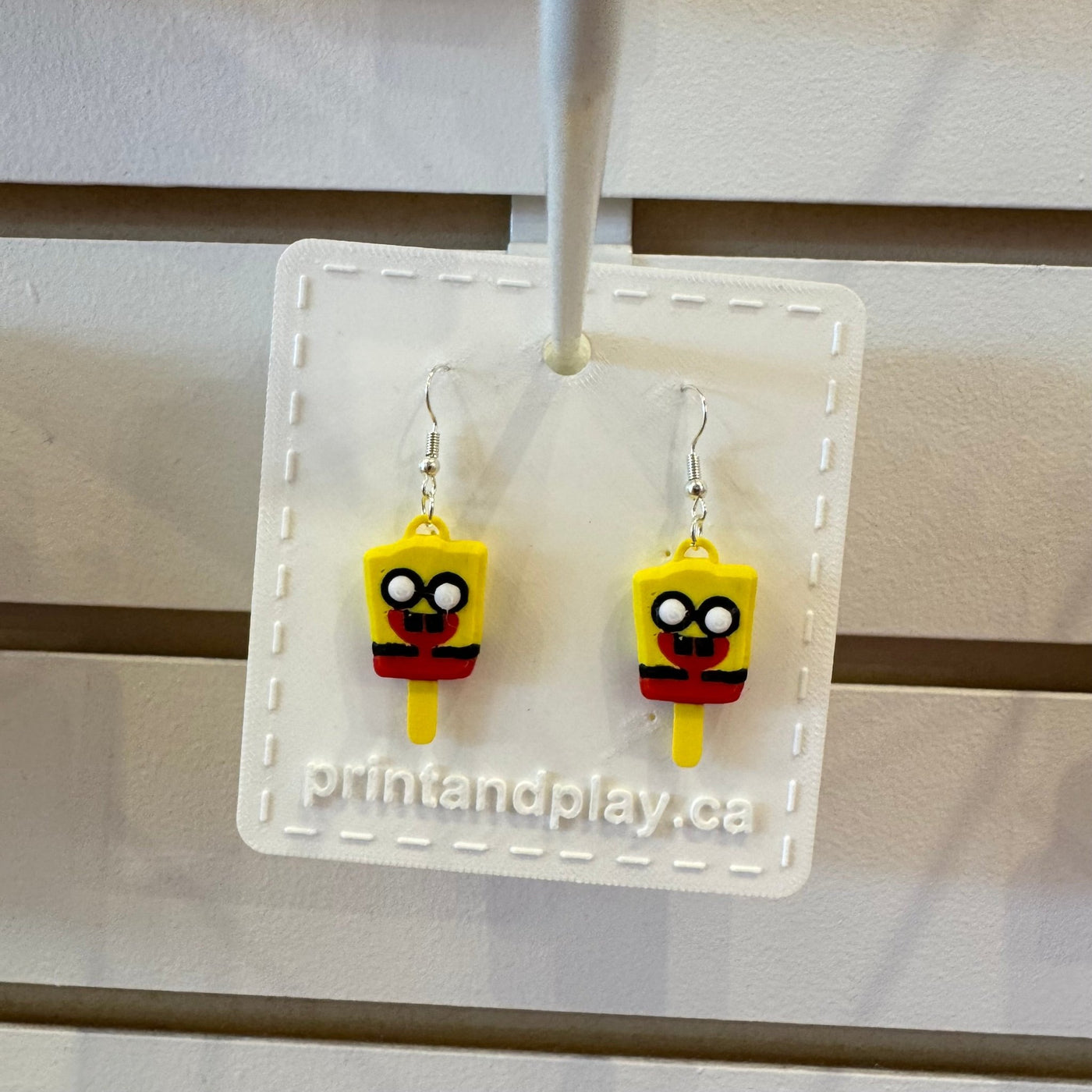 Cartoon Pop Earrings - Print and Play