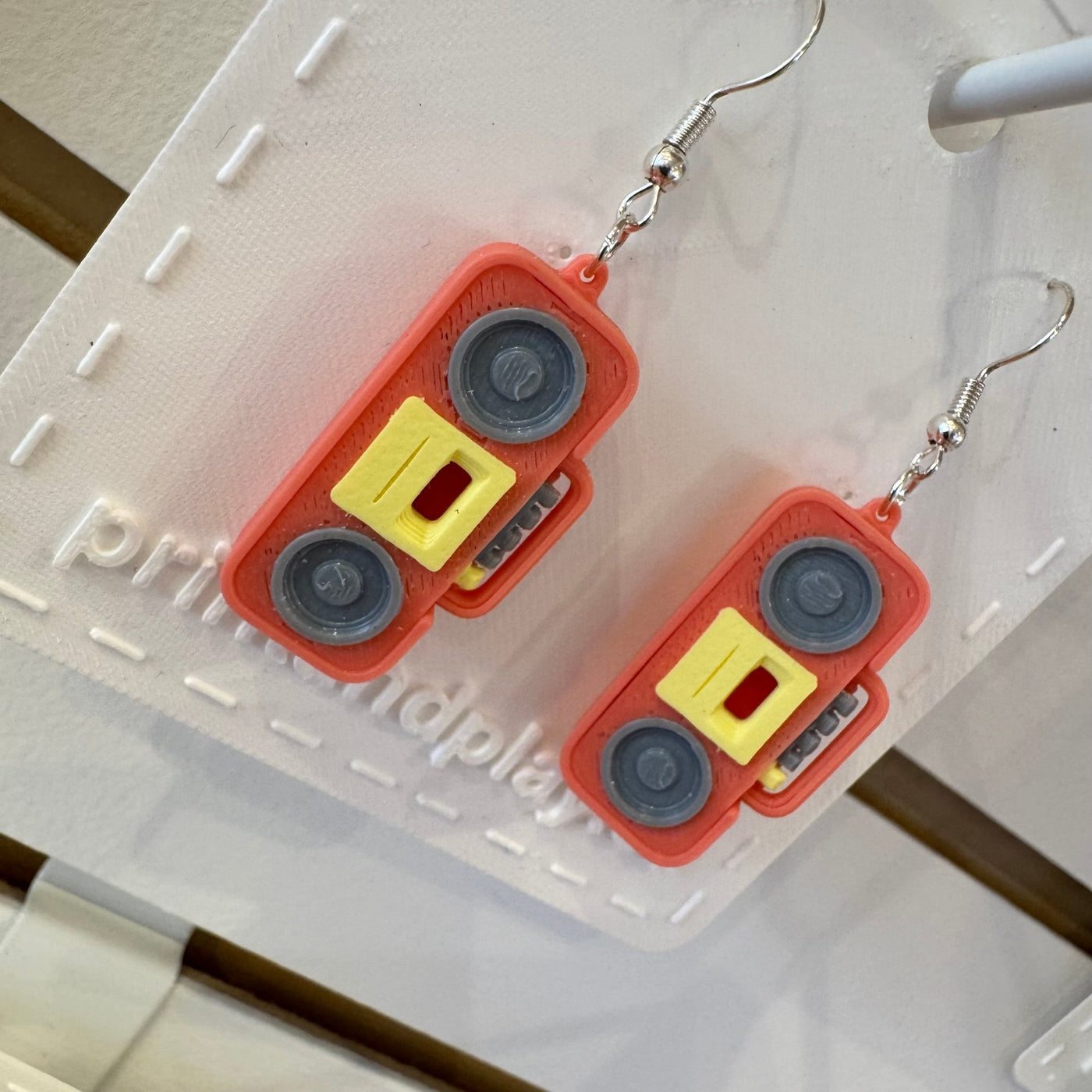 Cassette Player Earrings - Print and Play
