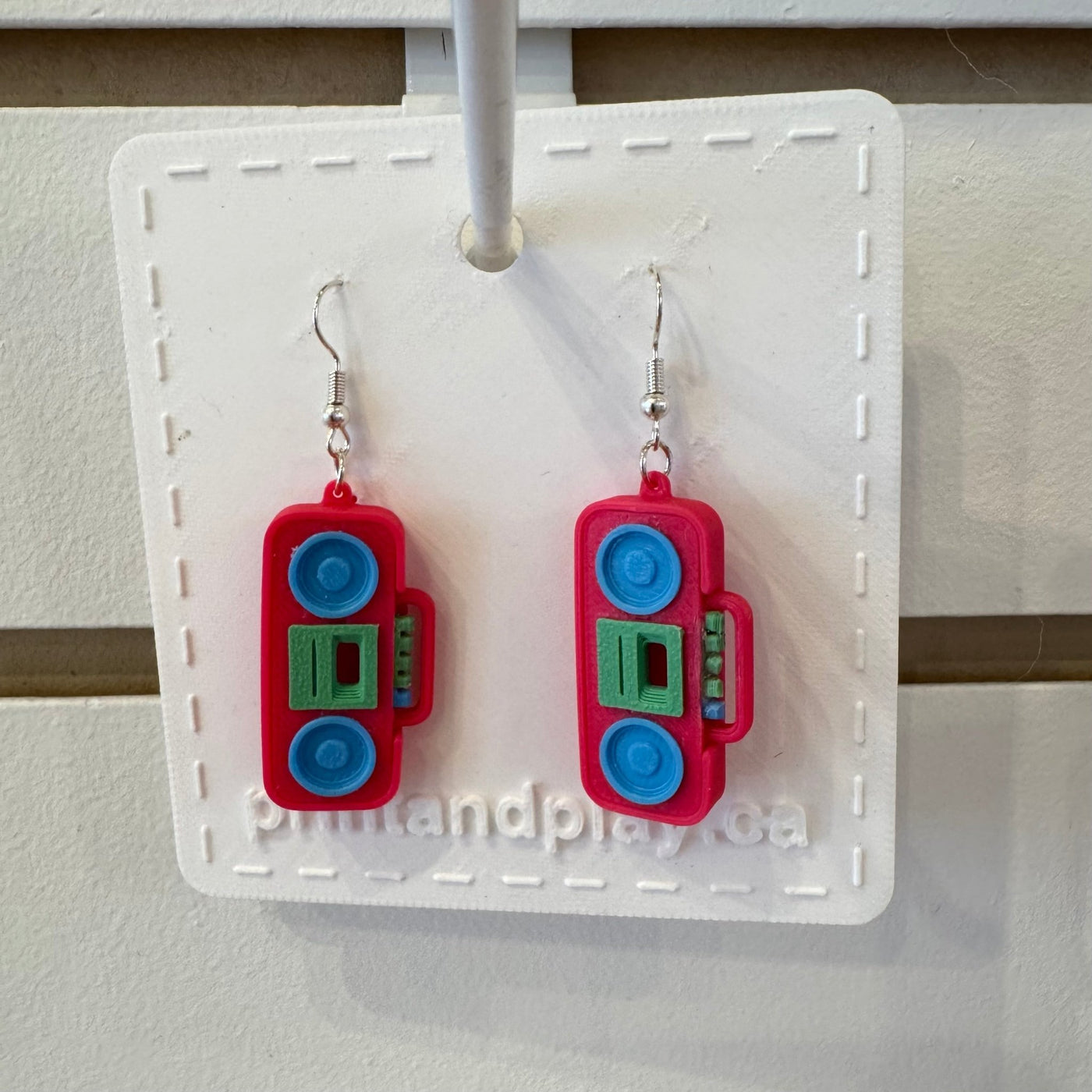 Cassette Player Earrings - Print and Play