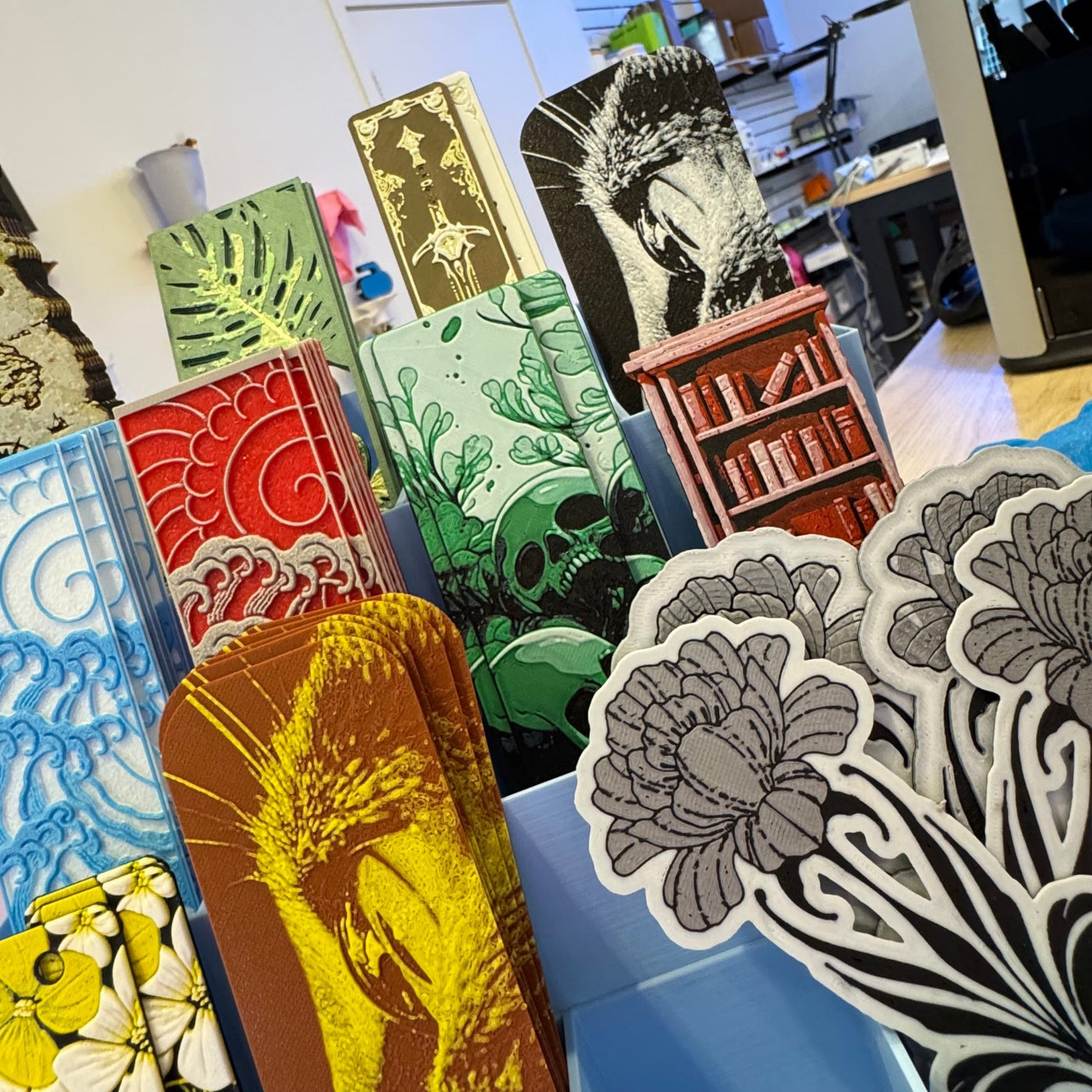 Cat Bookmark - Print and Play