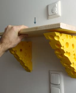 Cheese Shelf Bracket - Print and Play