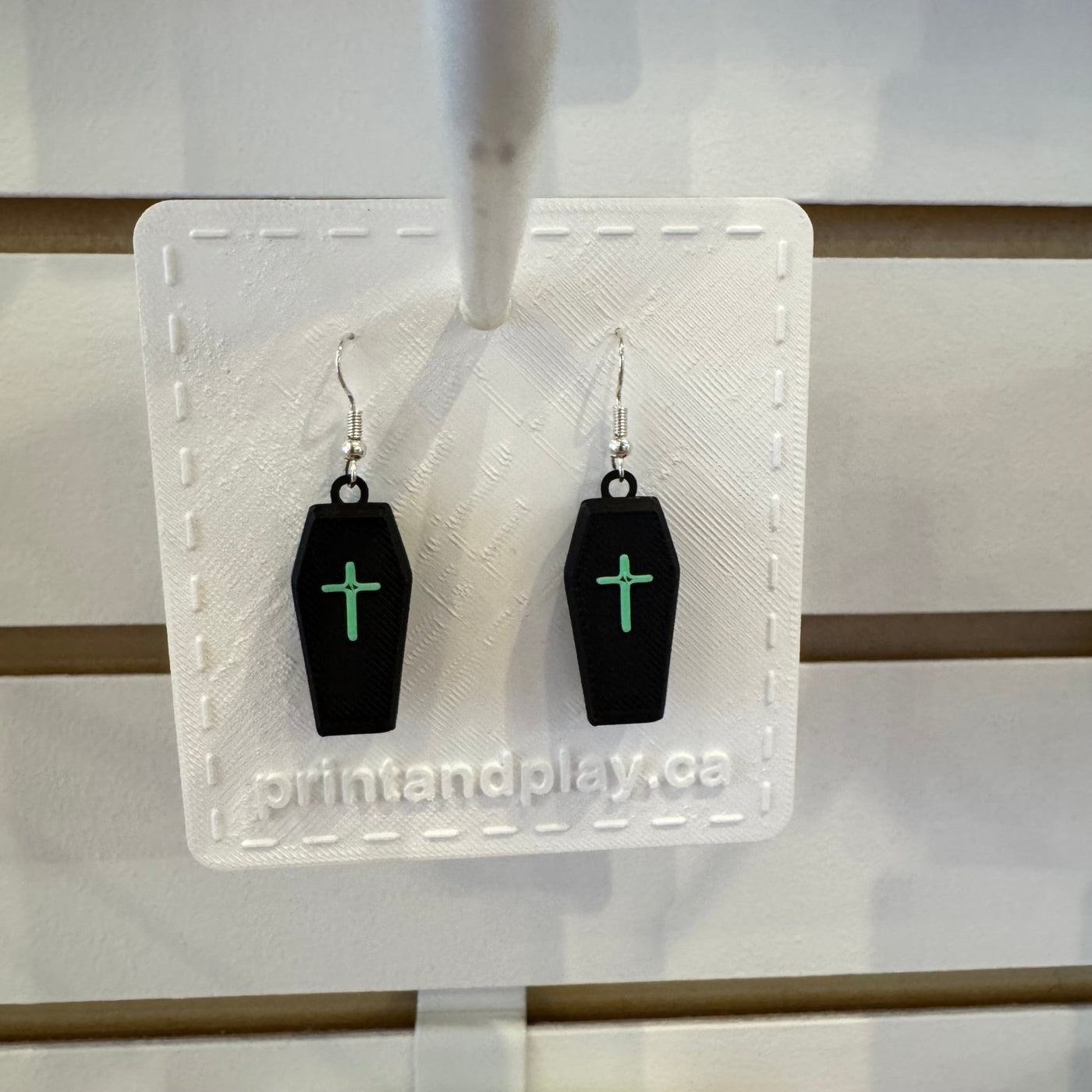 Coffin Earrings - Print and Play