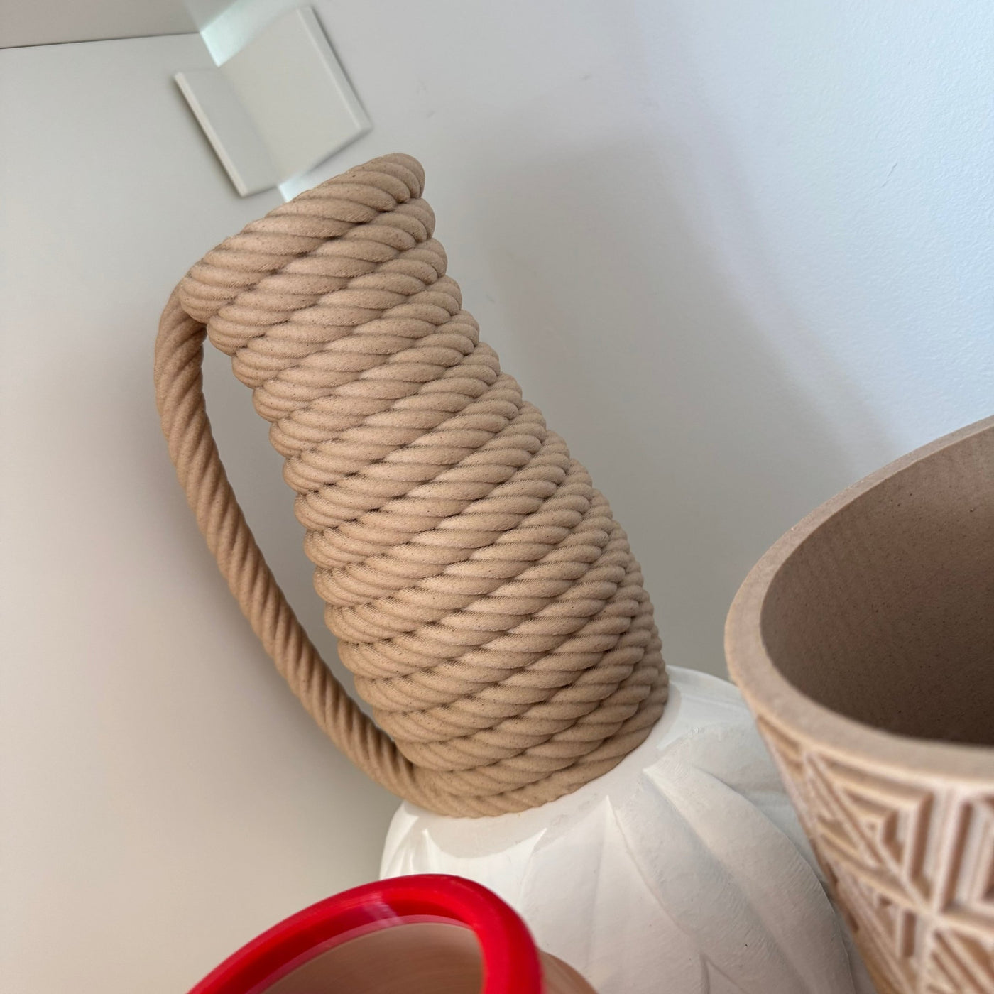 Coiled Rope Vase - Print and Play