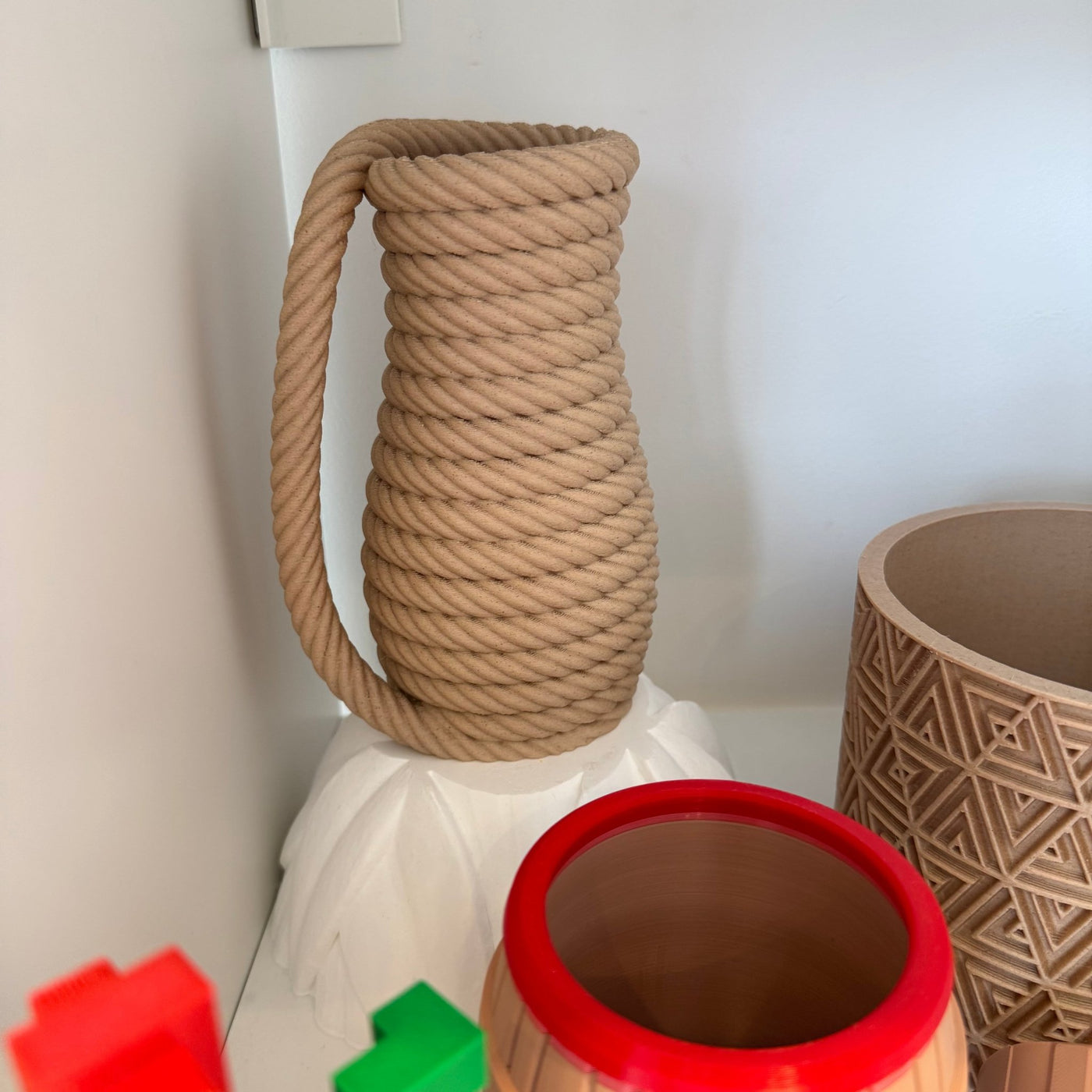 Coiled Rope Vase - Print and Play