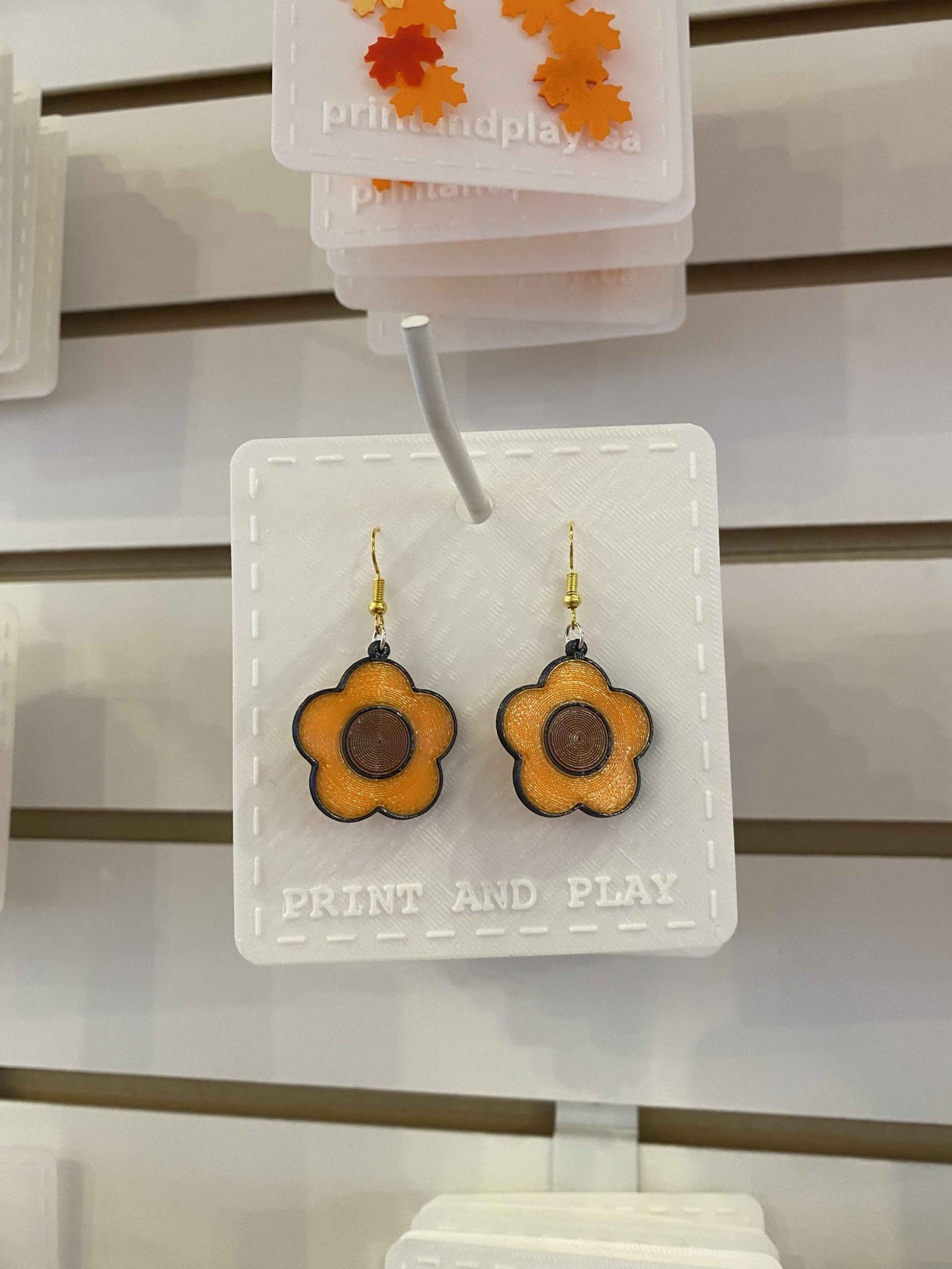 Flower Earrings - Print and Play