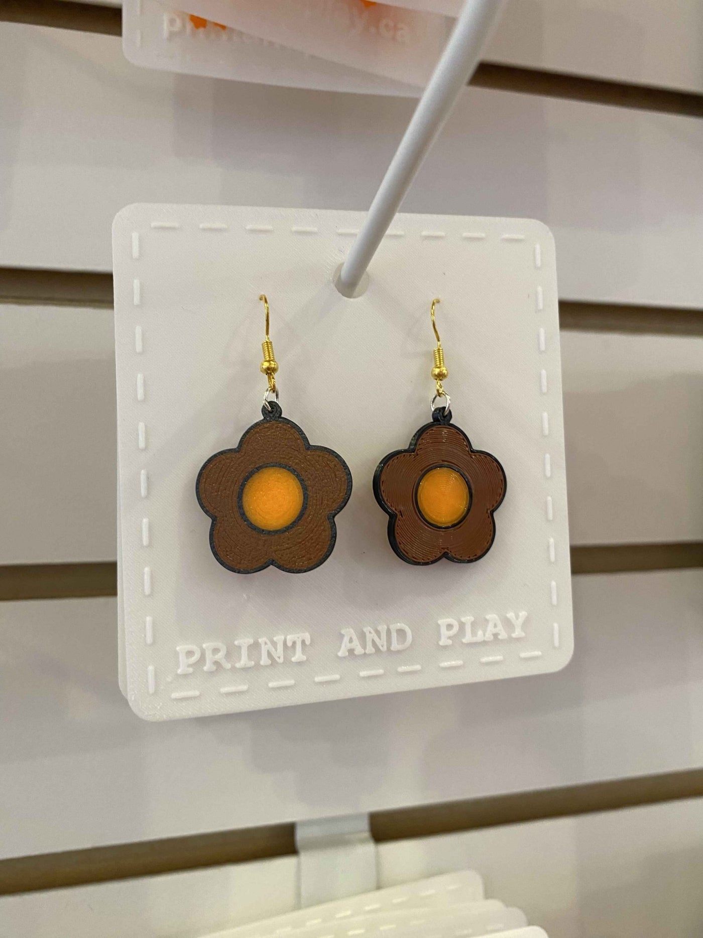 Flower Earrings - Print and Play