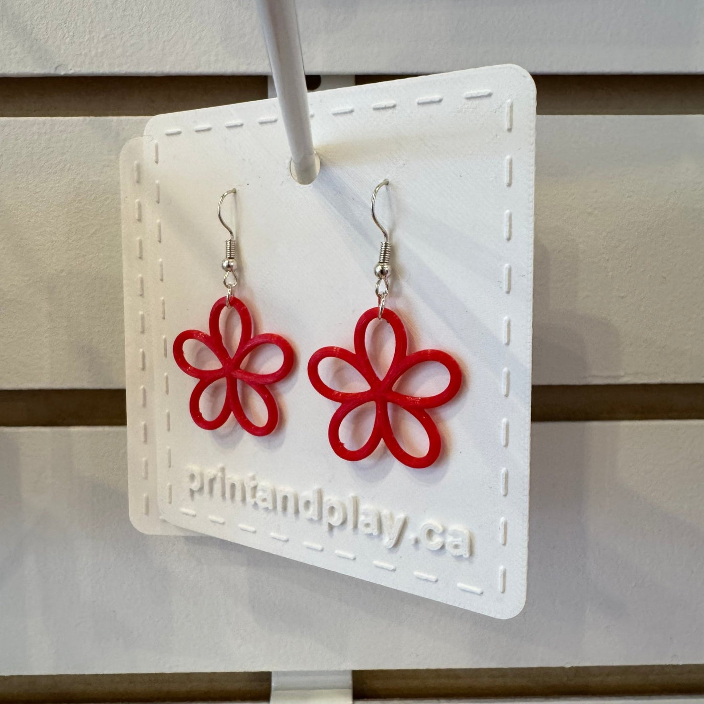 Groovy Flower Earrings - Print and Play
